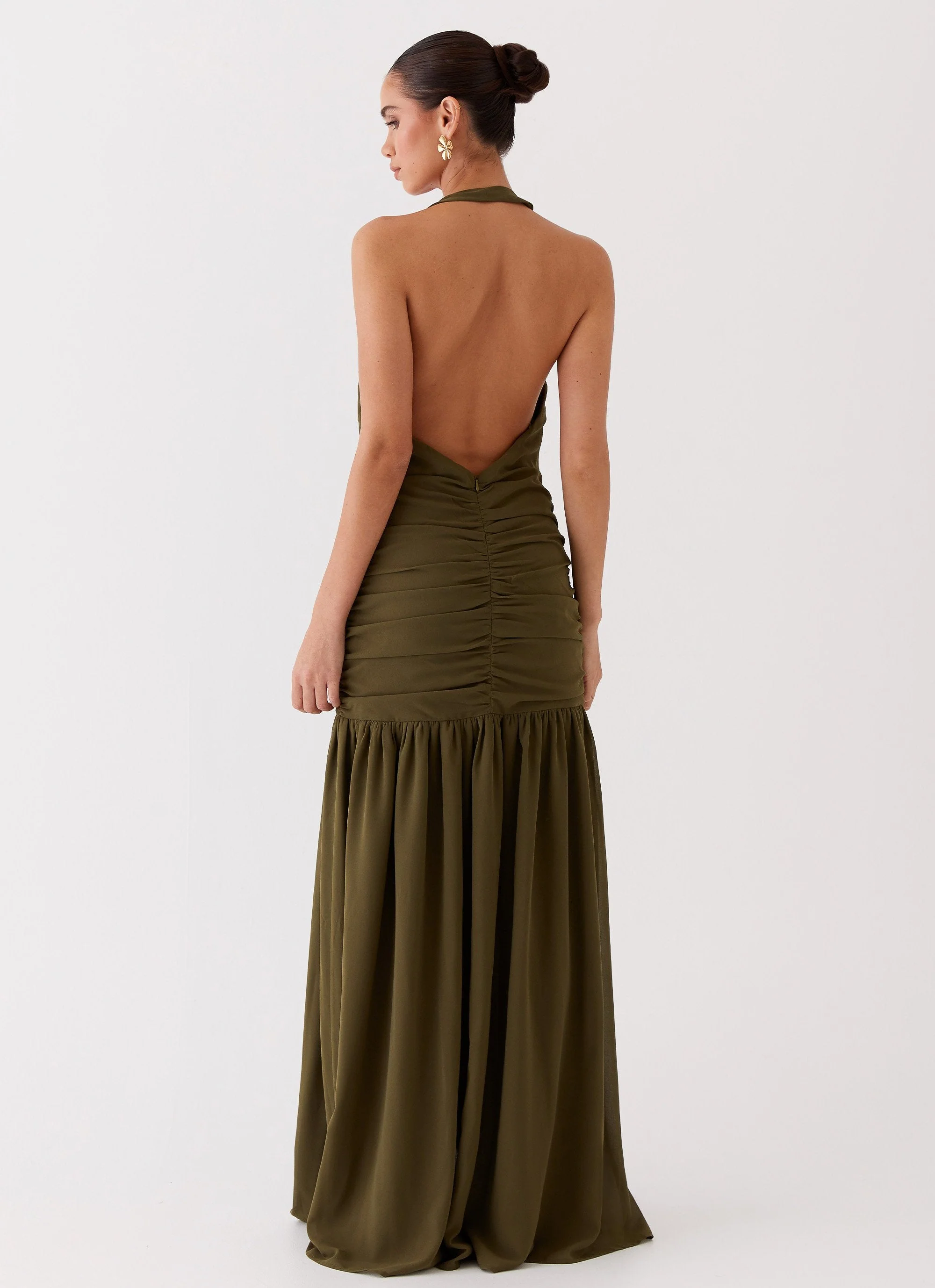 Truly In Love Maxi Dress - Khaki - Image 5