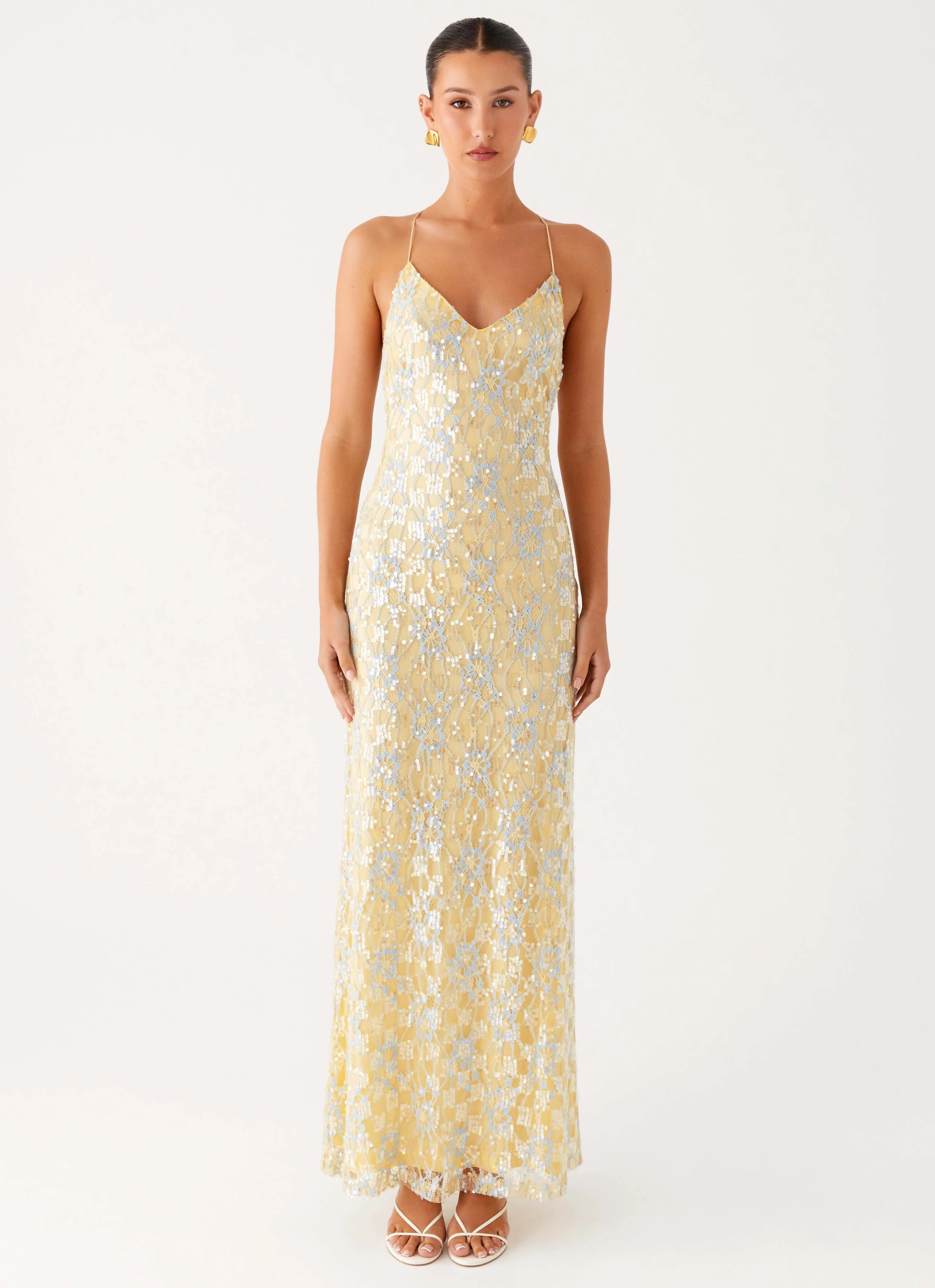 Truly Mine Maxi Dress - Yellow - Image 2
