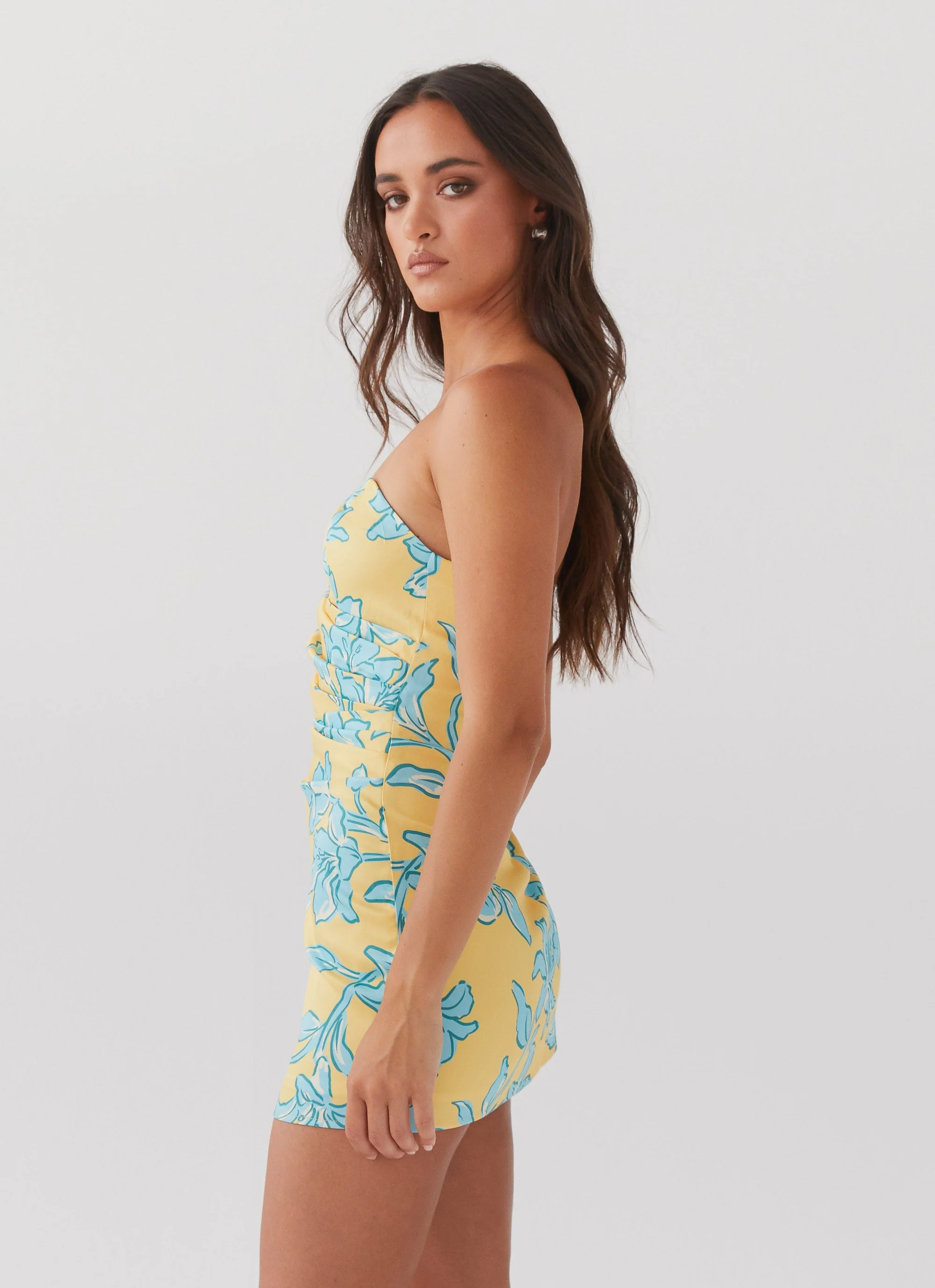 Tuscany Mini Dress - Golden Bloom - Image 5