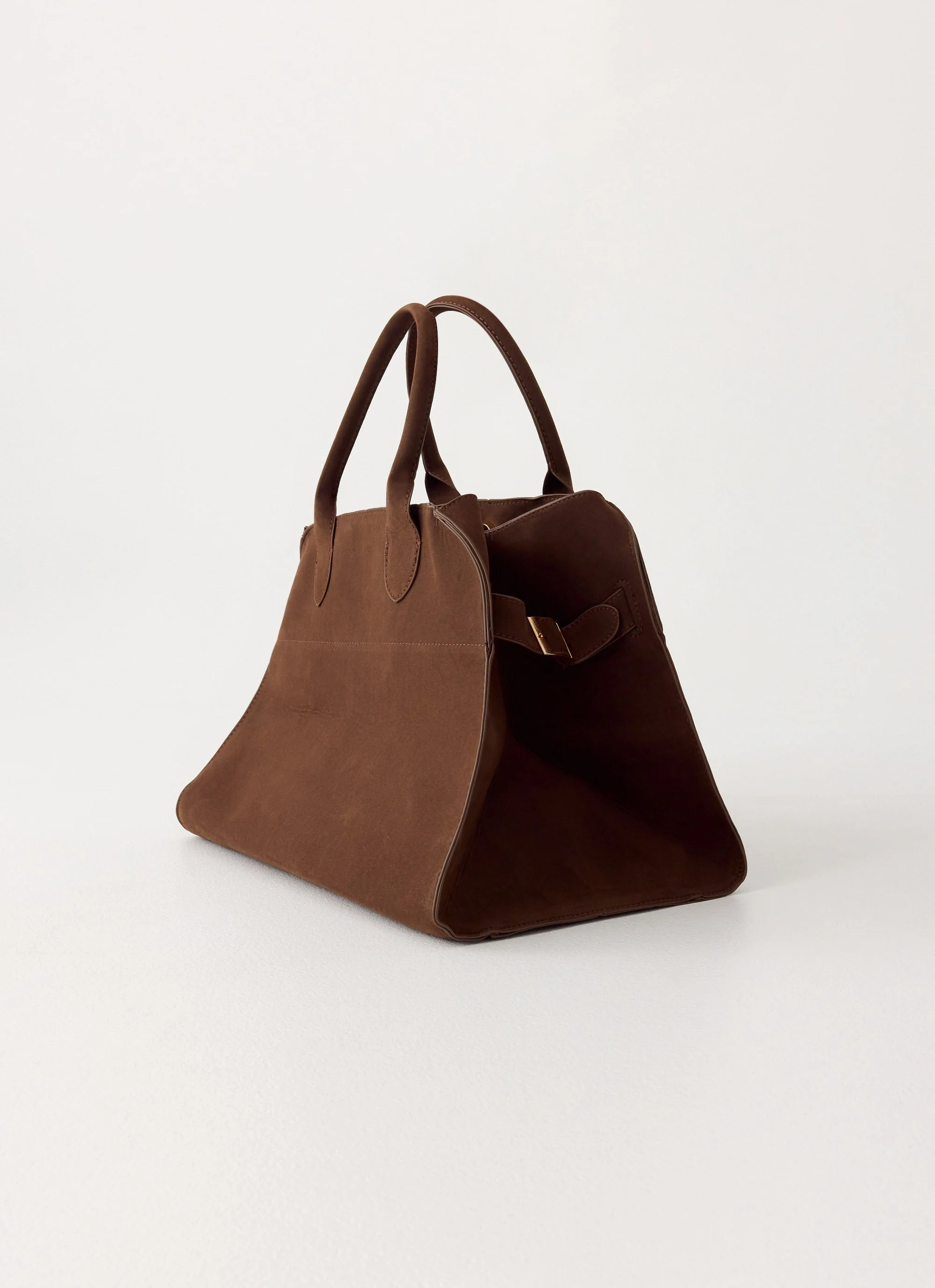 Twilight Drift Faux Suede Bag - Espresso - Image 2