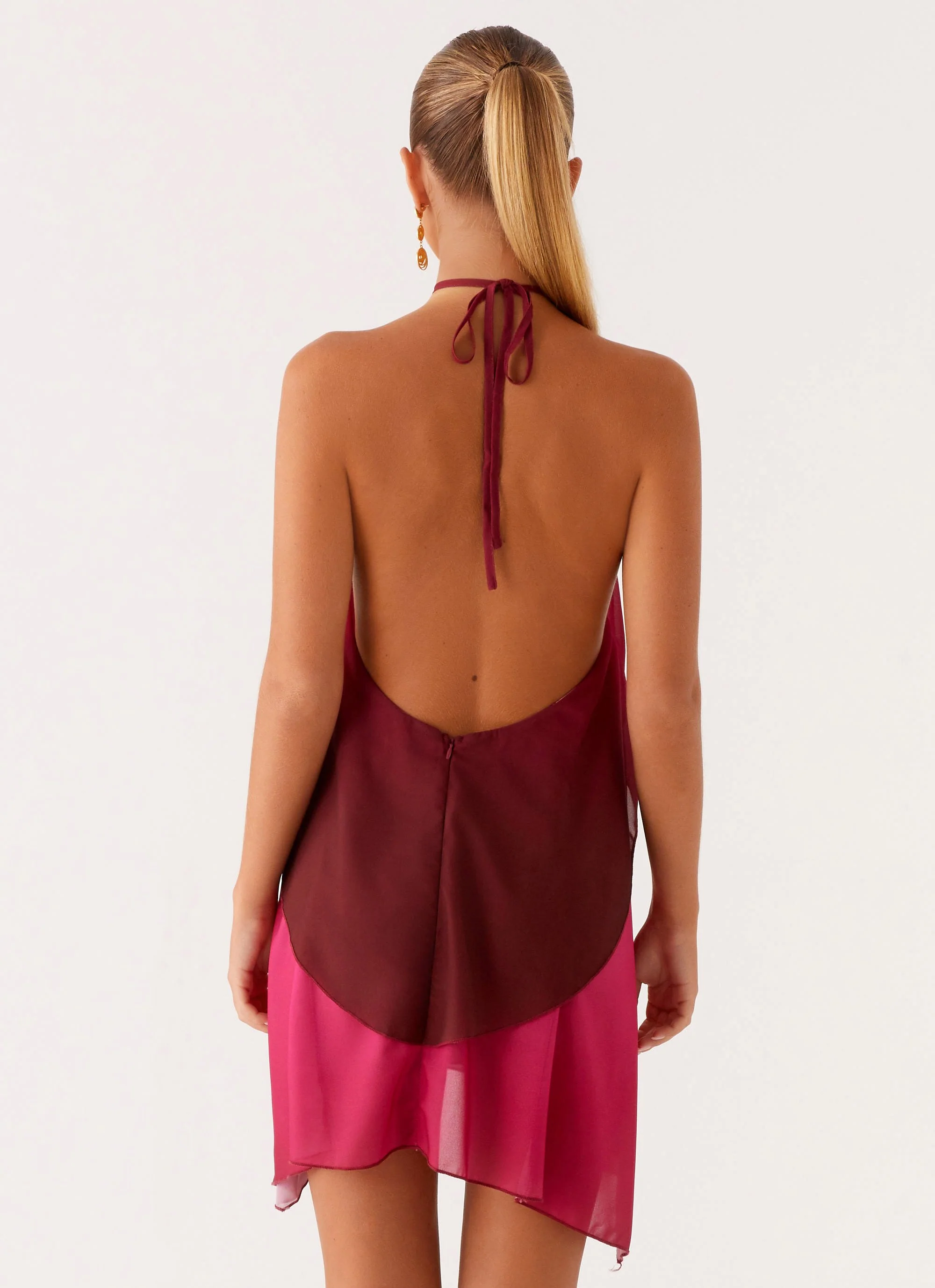 Twin Flame Mini Dress - Fuchsia Gradient - Image 6