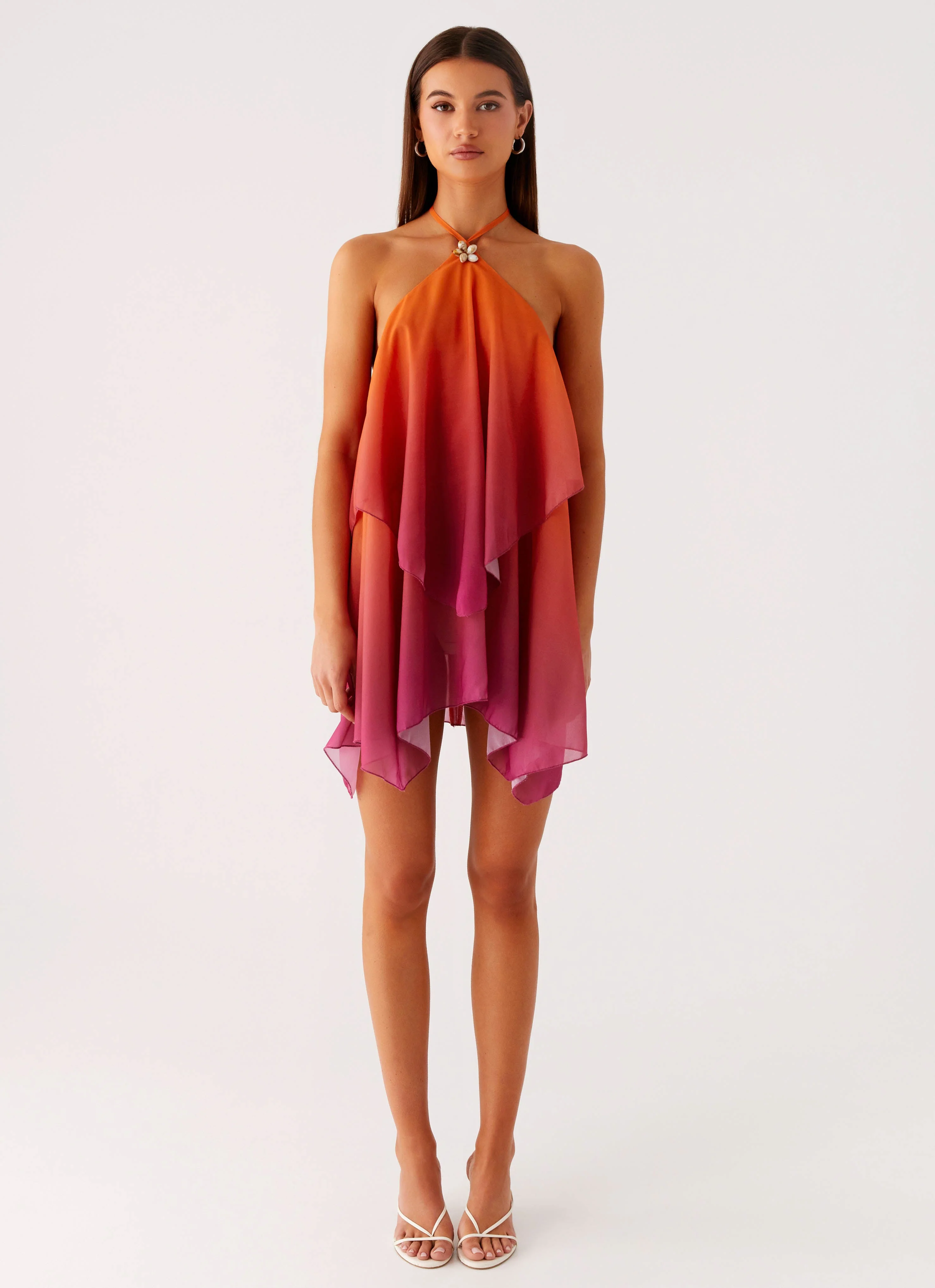 Twin Flame Mini Dress - Orange Gradient - Image 2