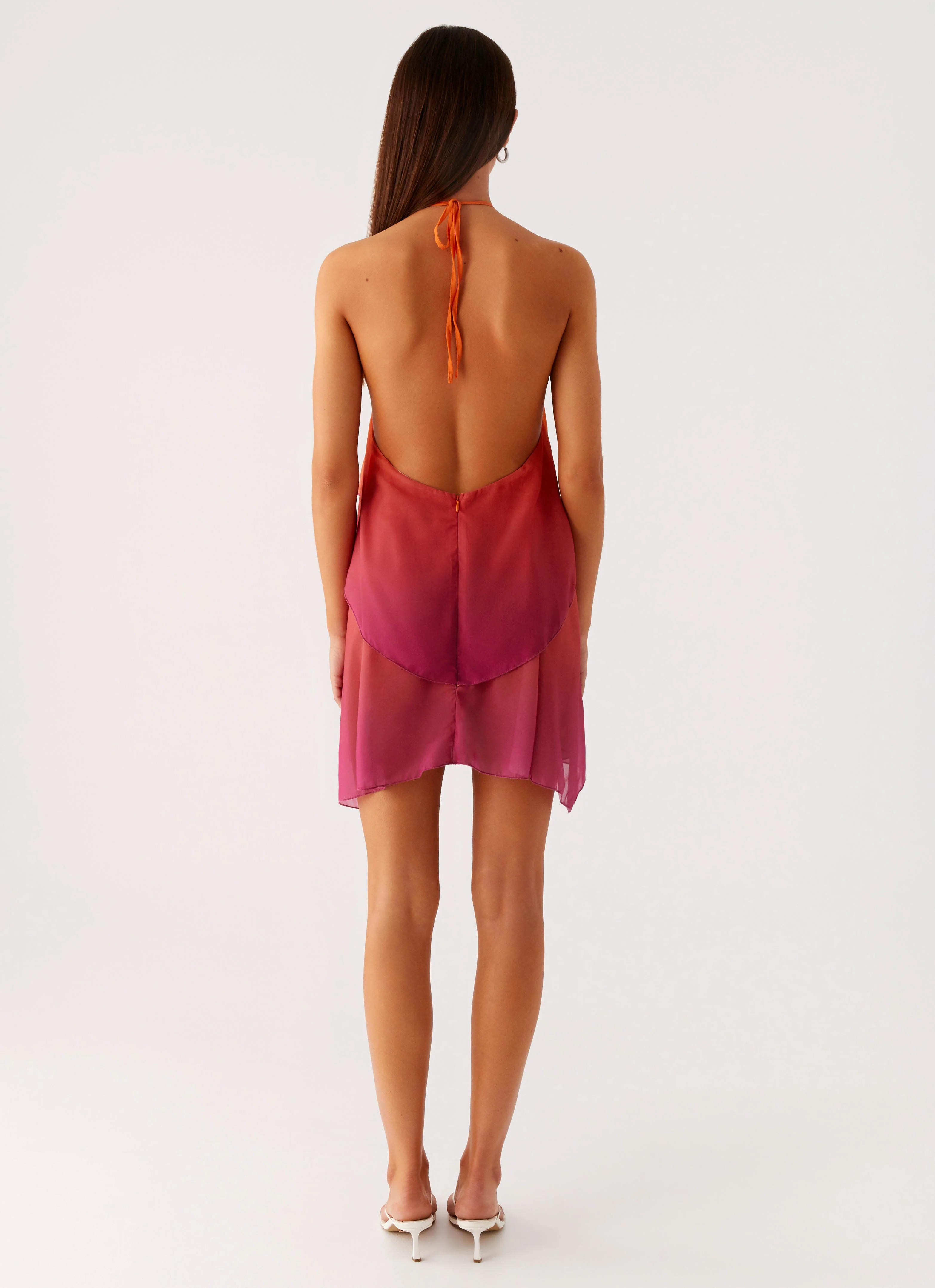 Twin Flame Mini Dress - Orange Gradient - Image 4