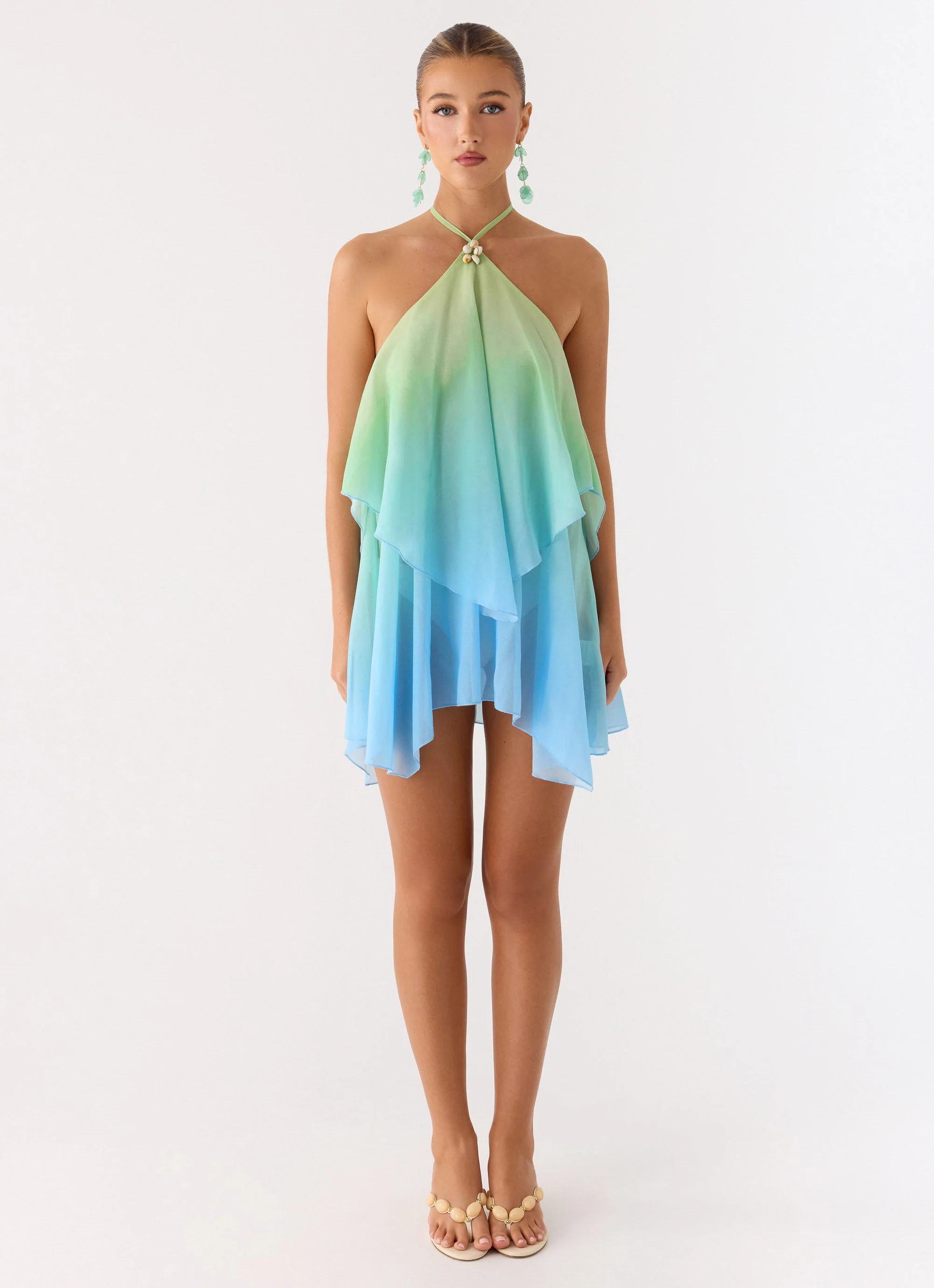 Twin Flame Mini Dress - Sea Ombre - Image 4