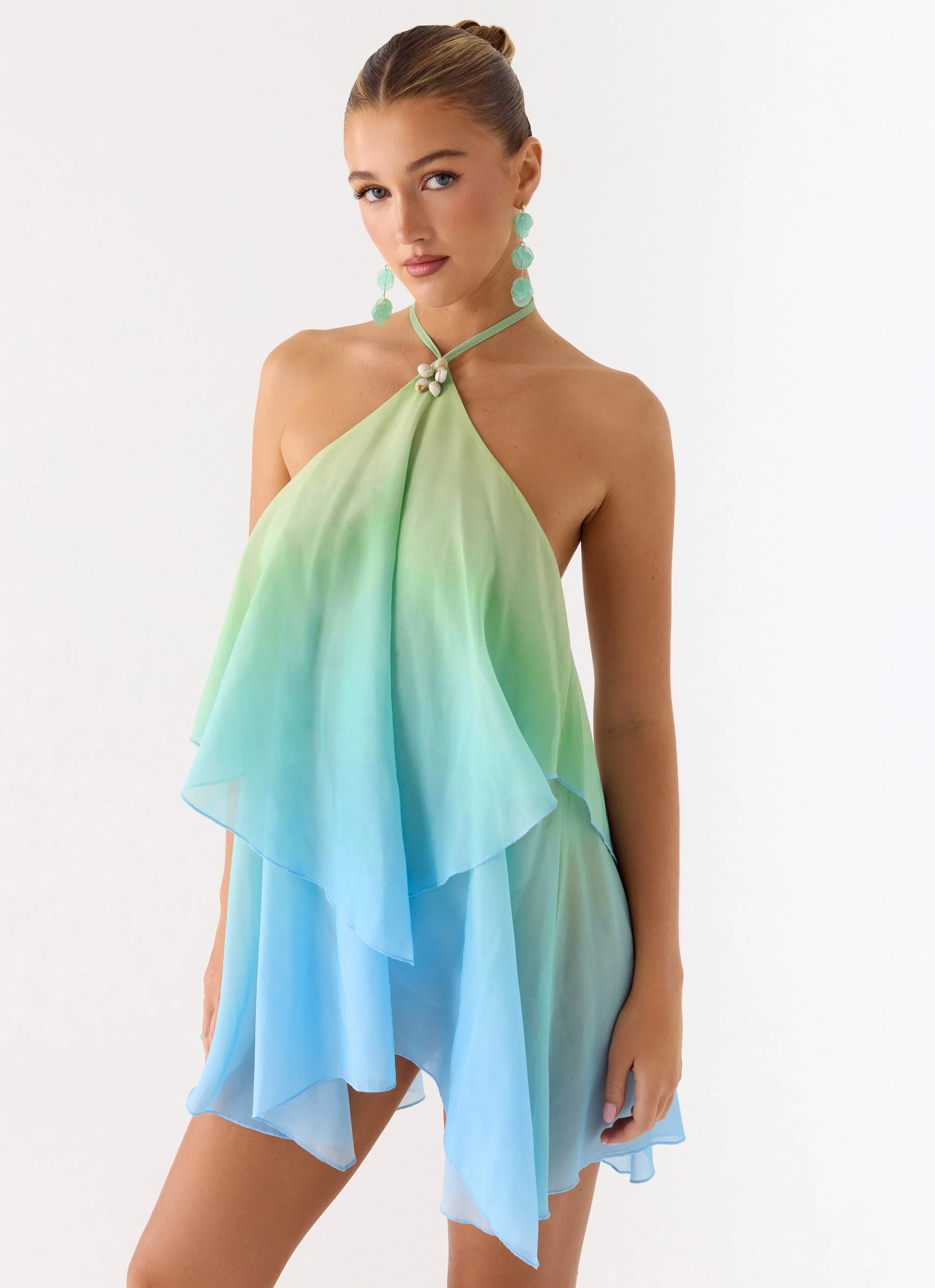 Twin Flame Mini Dress - Sea Ombre - Image 6