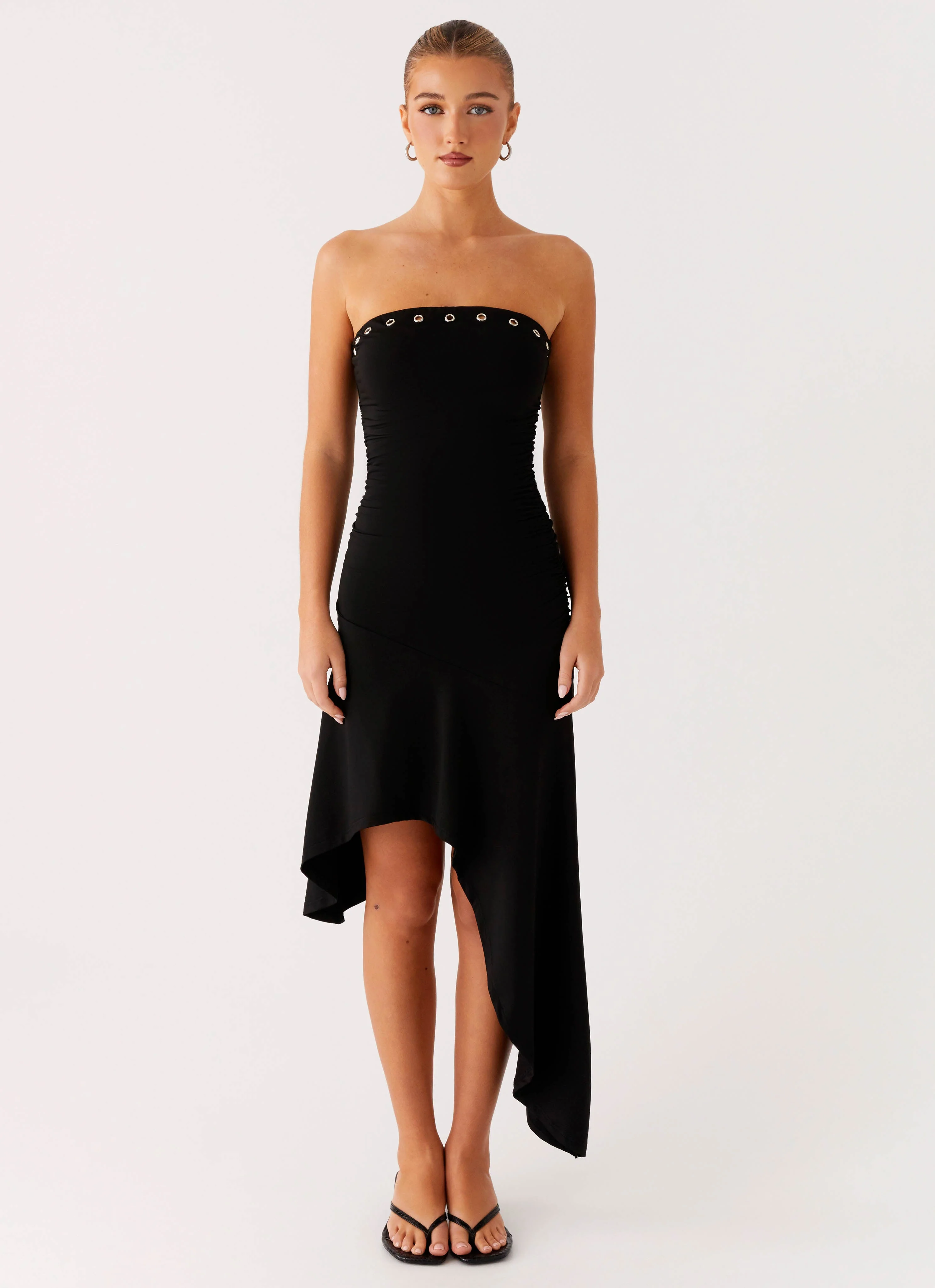 Unapologetic Midi Dress - Black - Image 2