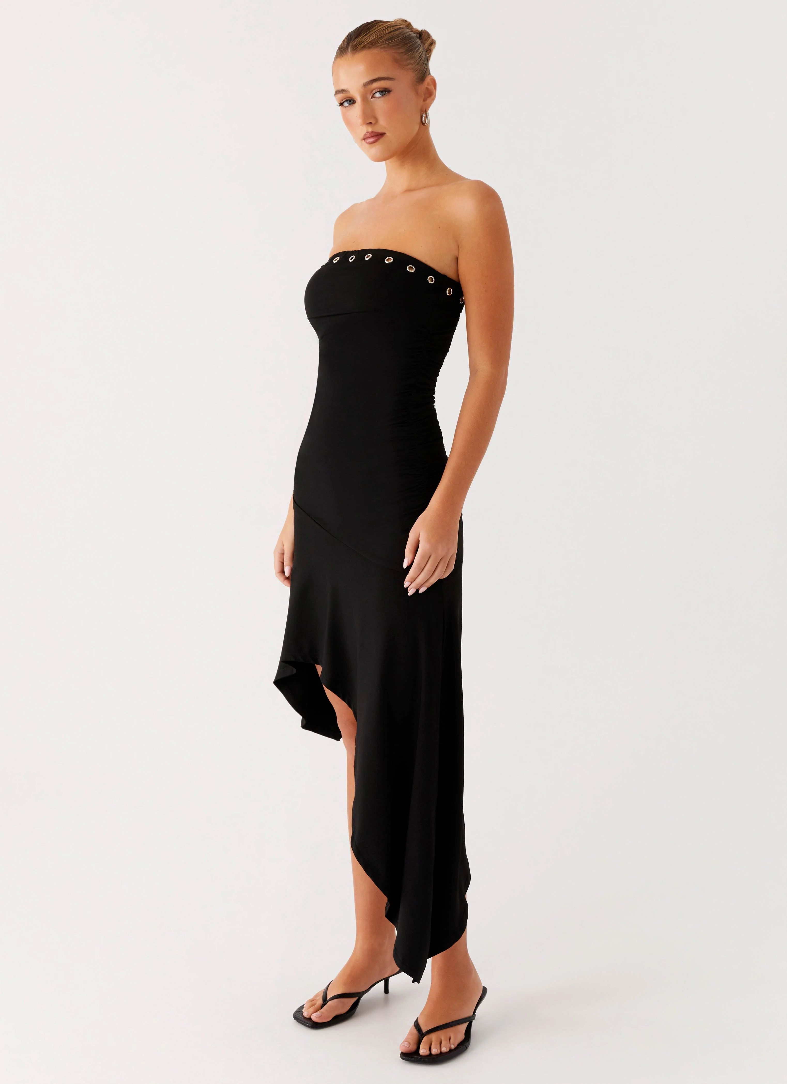 Unapologetic Midi Dress - Black - Image 3