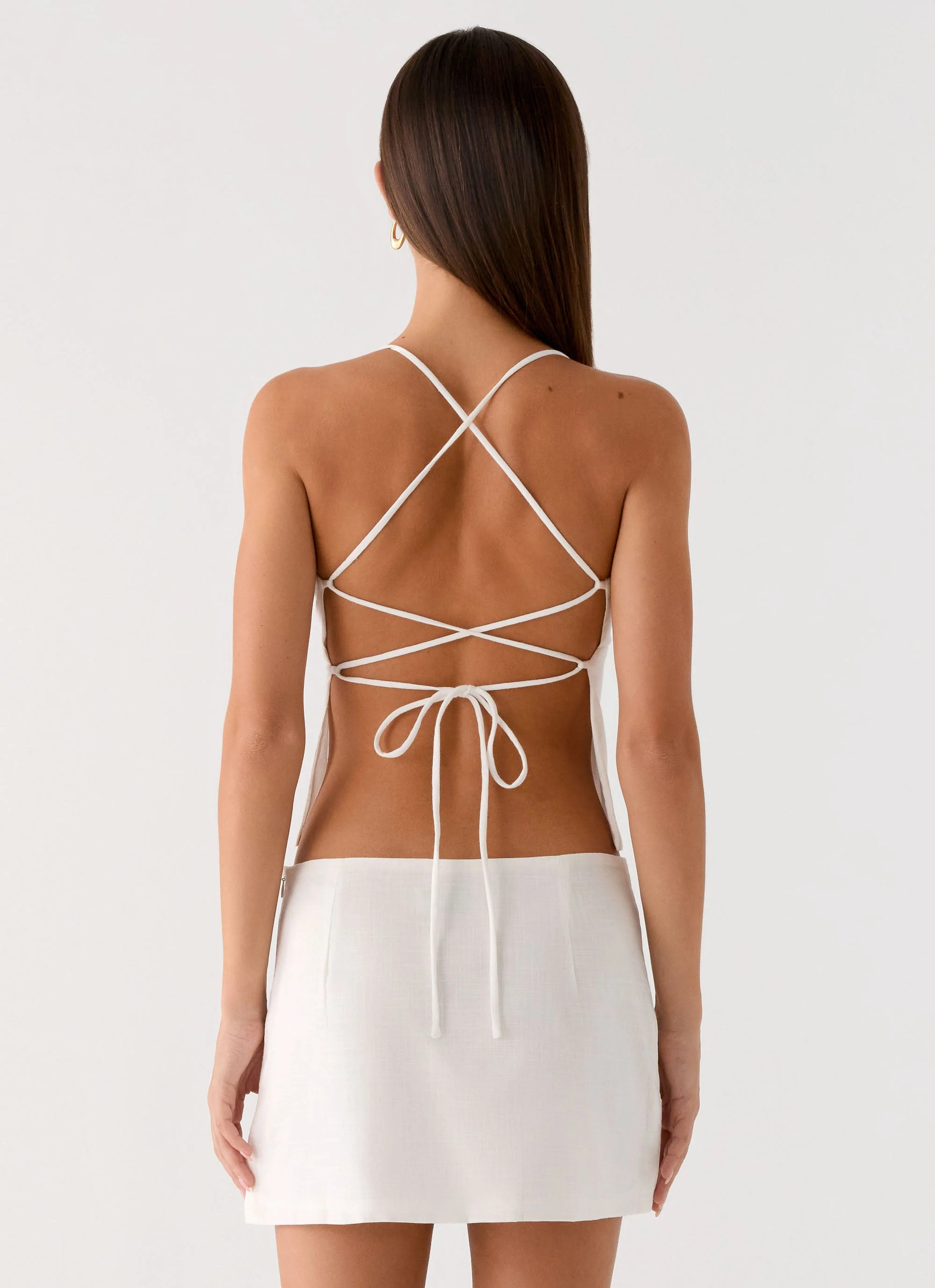 Under Heat Mini Skirt - White - Image 4