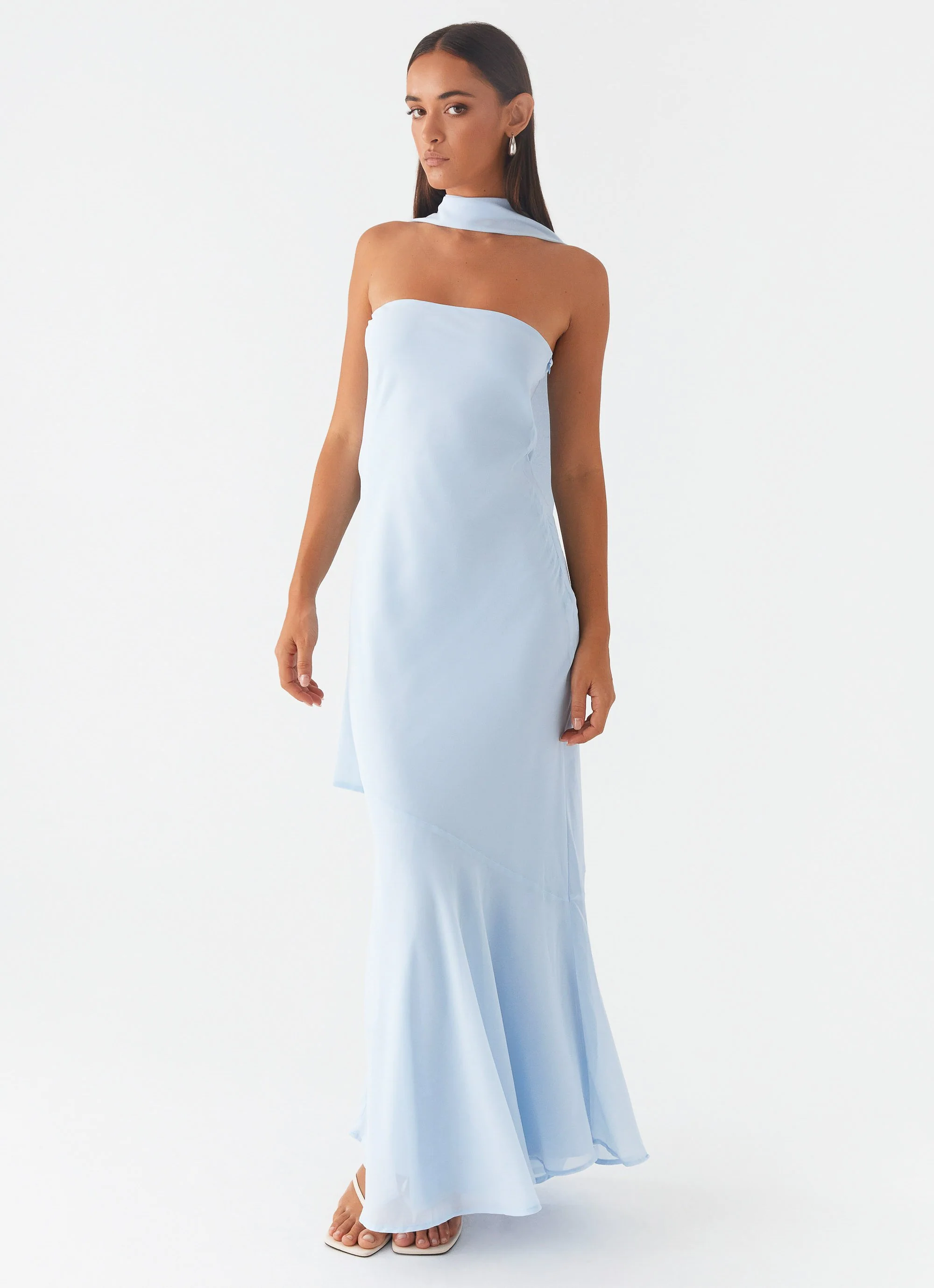 Under The Pagoda Maxi Dress - Blue - Image 6