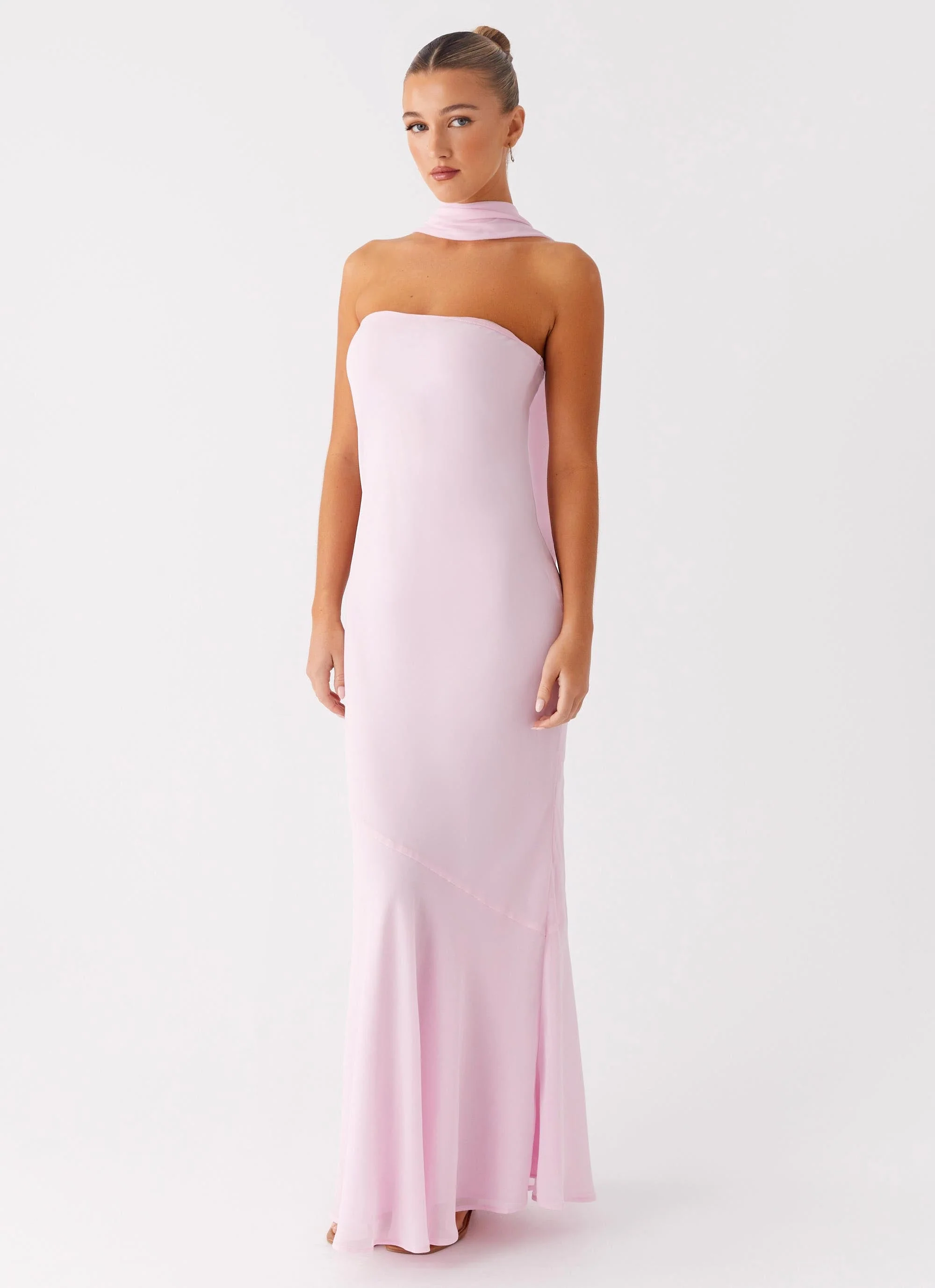 Under The Pagoda Maxi Dress - Pink - Image 4