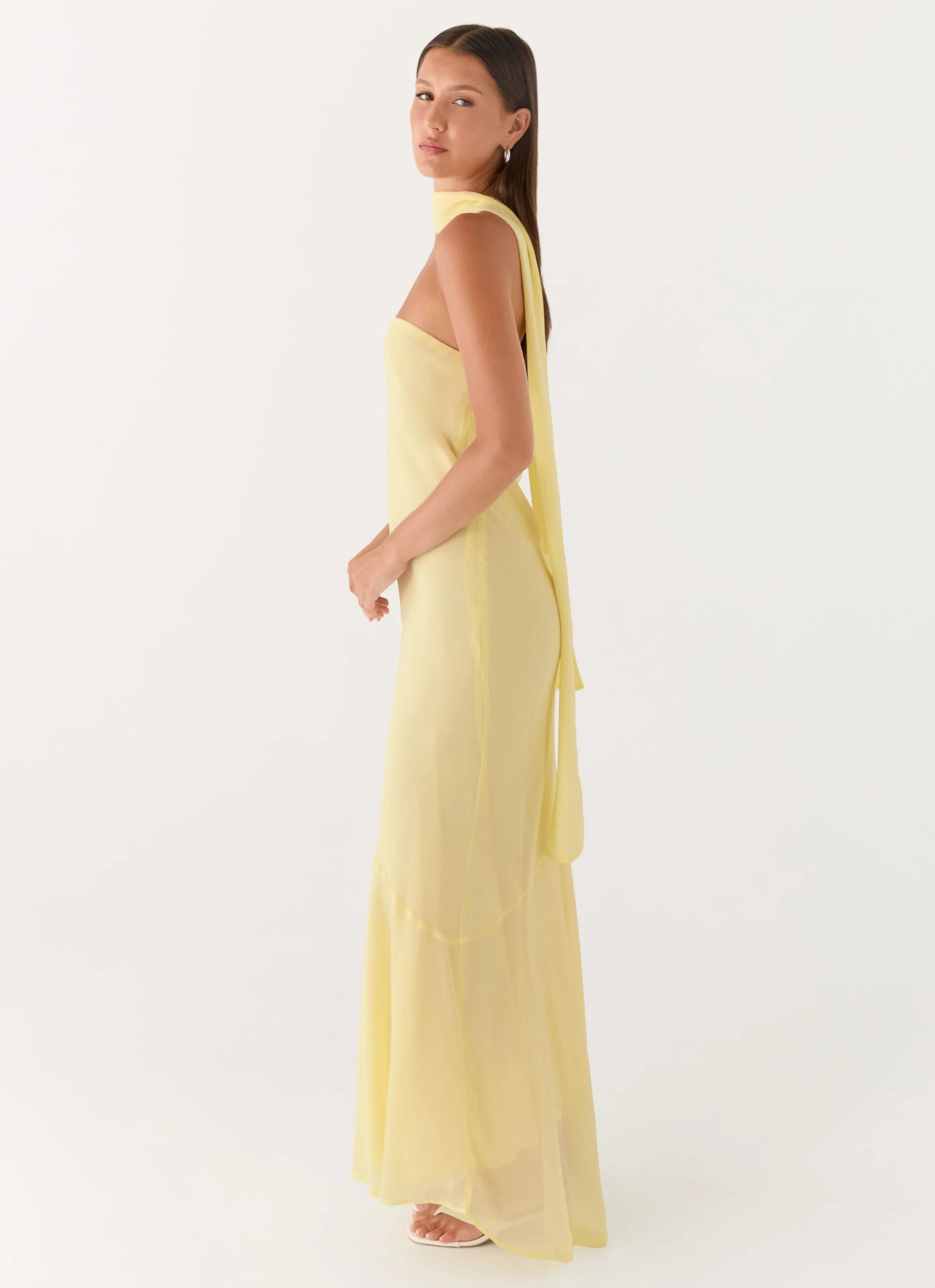 Under The Pagoda Maxi Dress - Yellow - Image 3