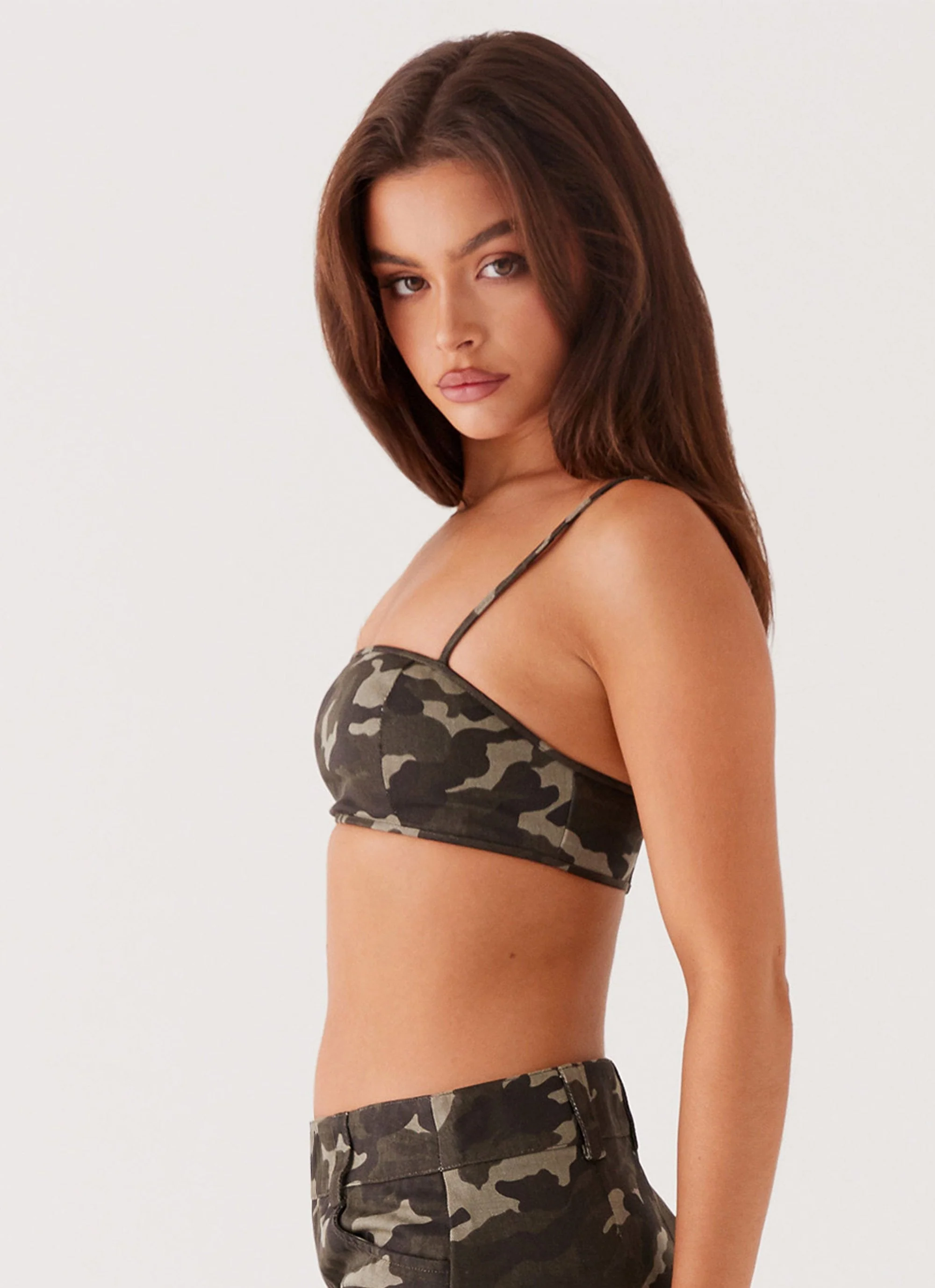Underground Lust Crop Top - Camo - Image 3