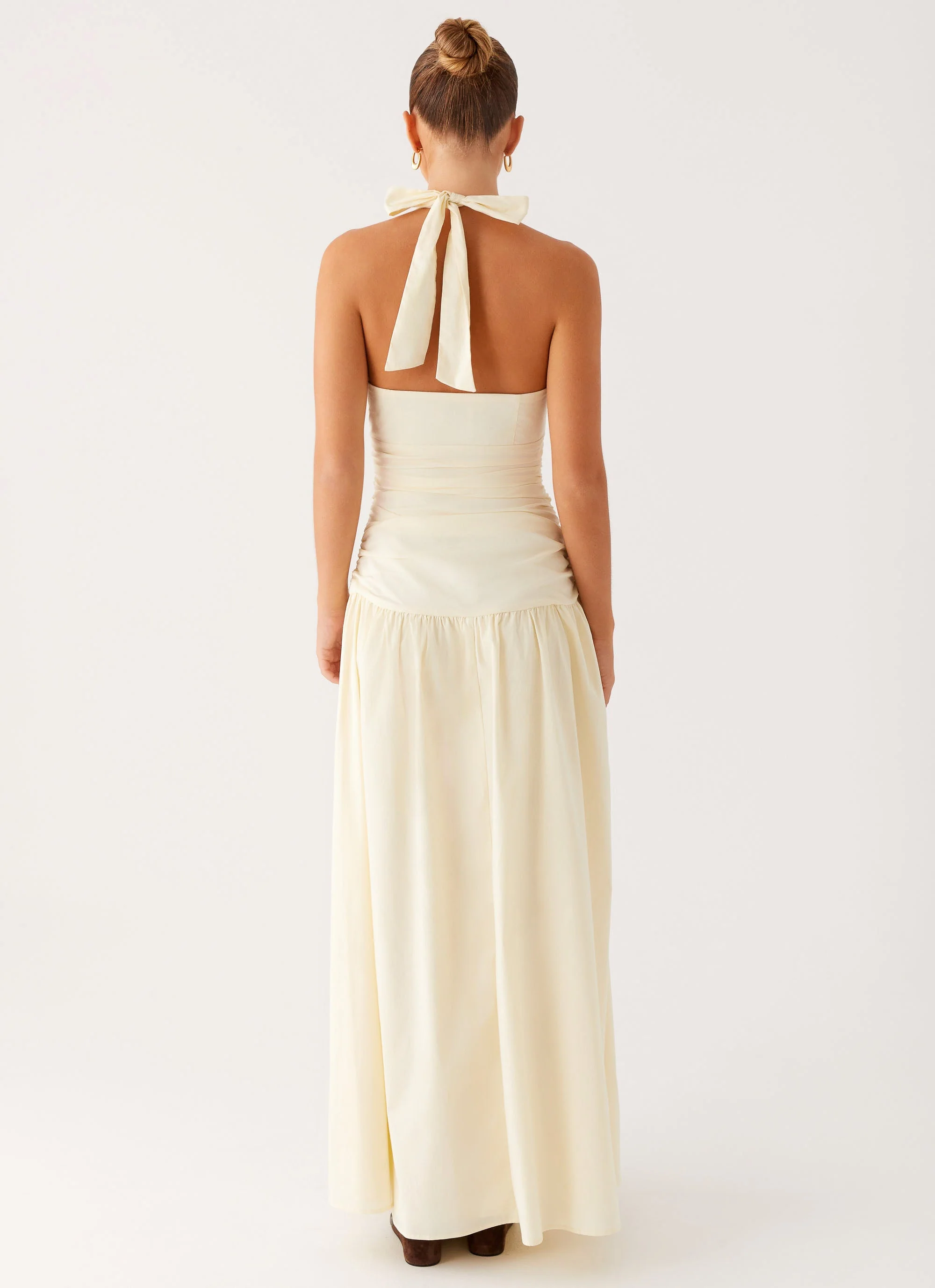 Val Maxi Dress - Lemon - Image 3