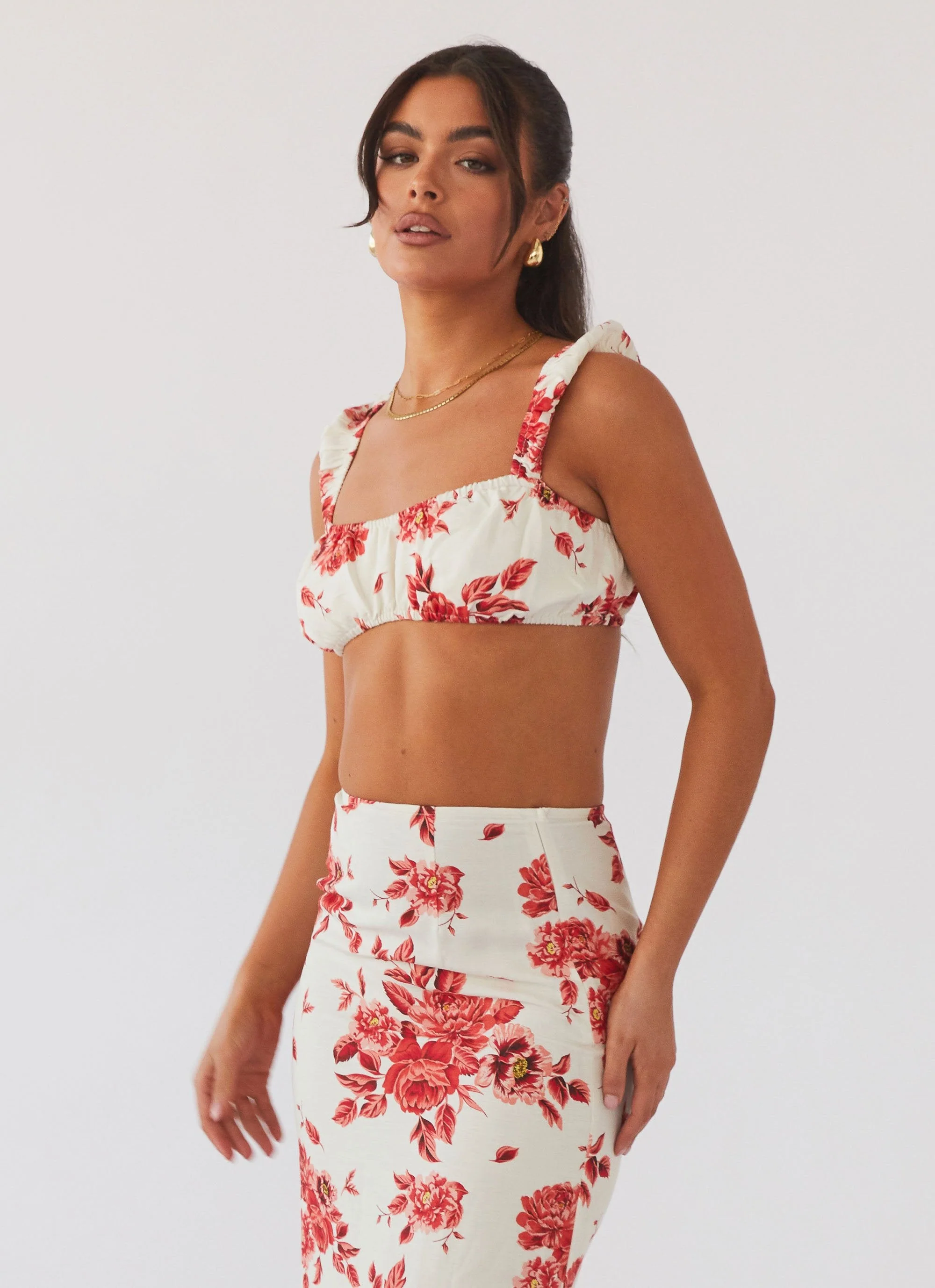 Valencia Villa Bralet Top - Rosa Floria - Image 2