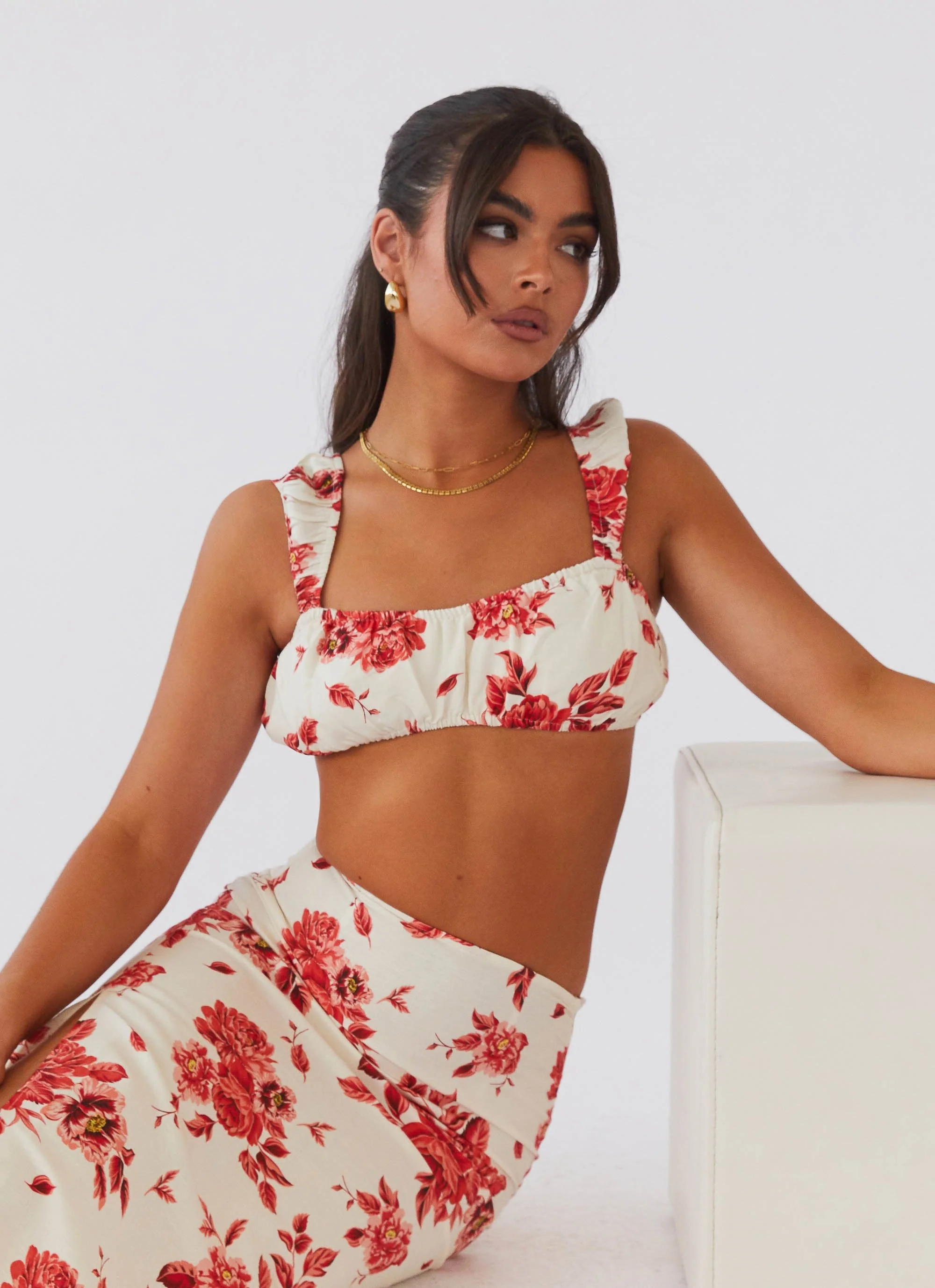 Valencia Villa Bralet Top - Rosa Floria - Image 6