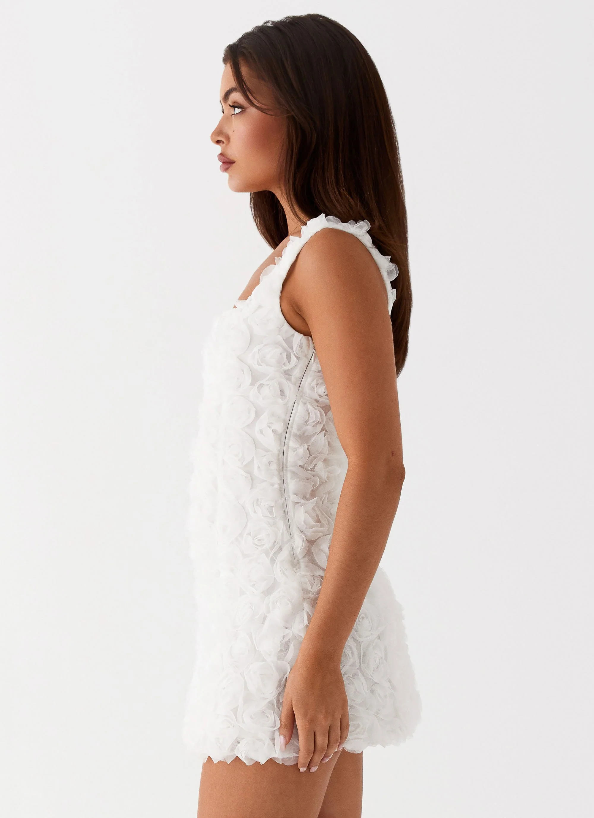 Valentina Mini Dress - White - Image 6