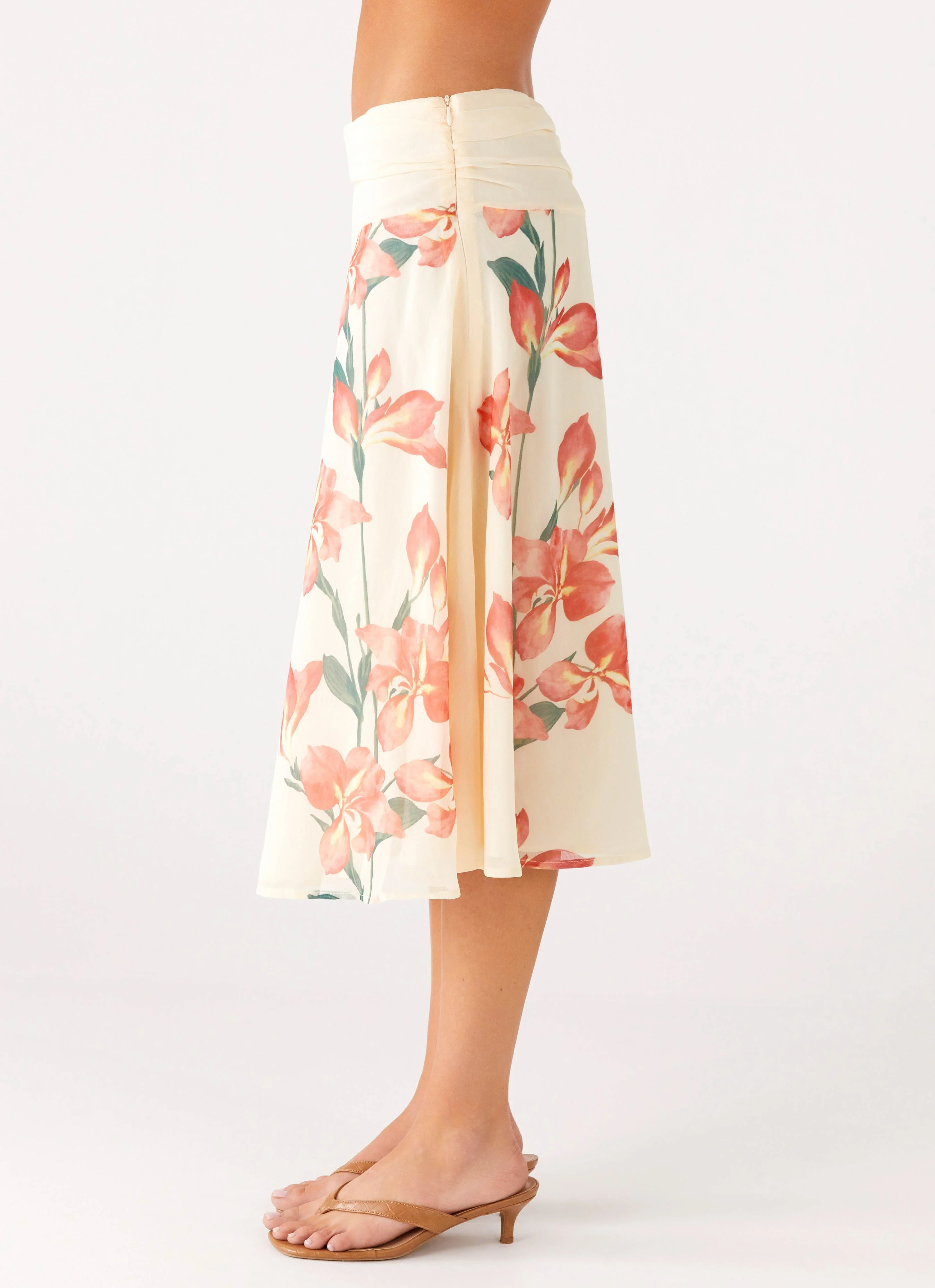 Valley Midi Skirt - Siena Floral - Image 4