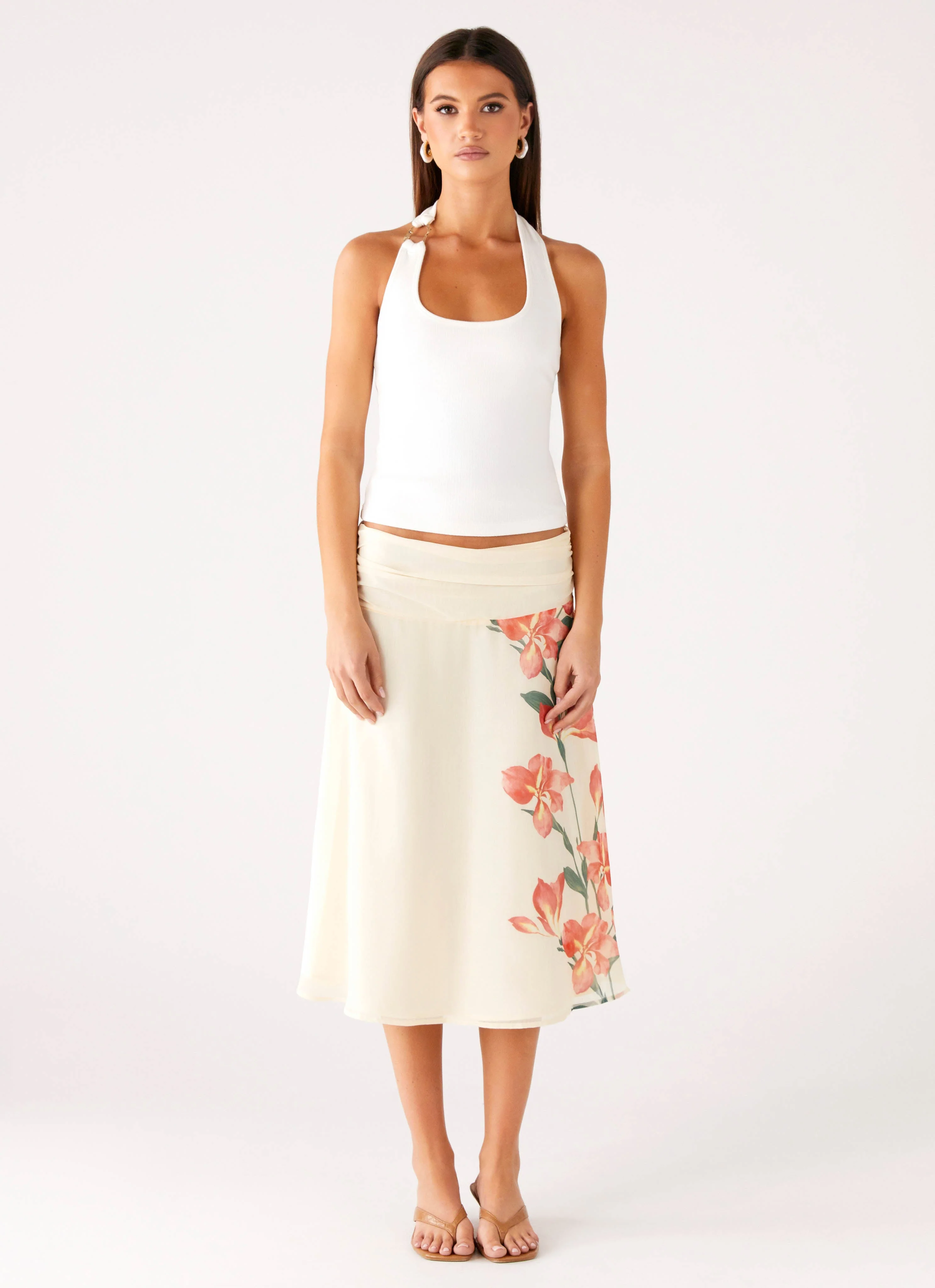 Valley Midi Skirt - Siena Floral - Image 6
