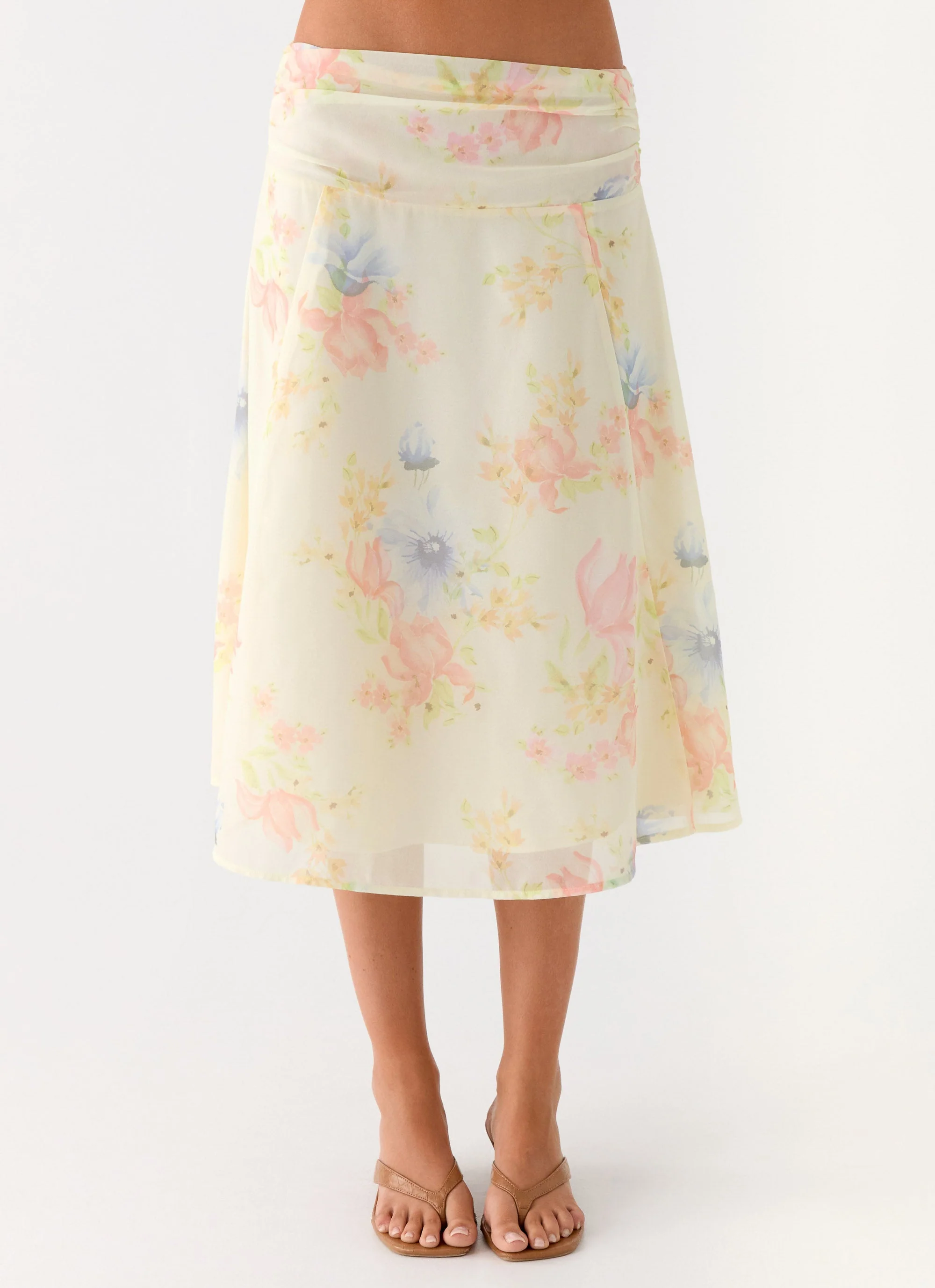 Valley Midi Skirt - Spring Meadow - Image 2