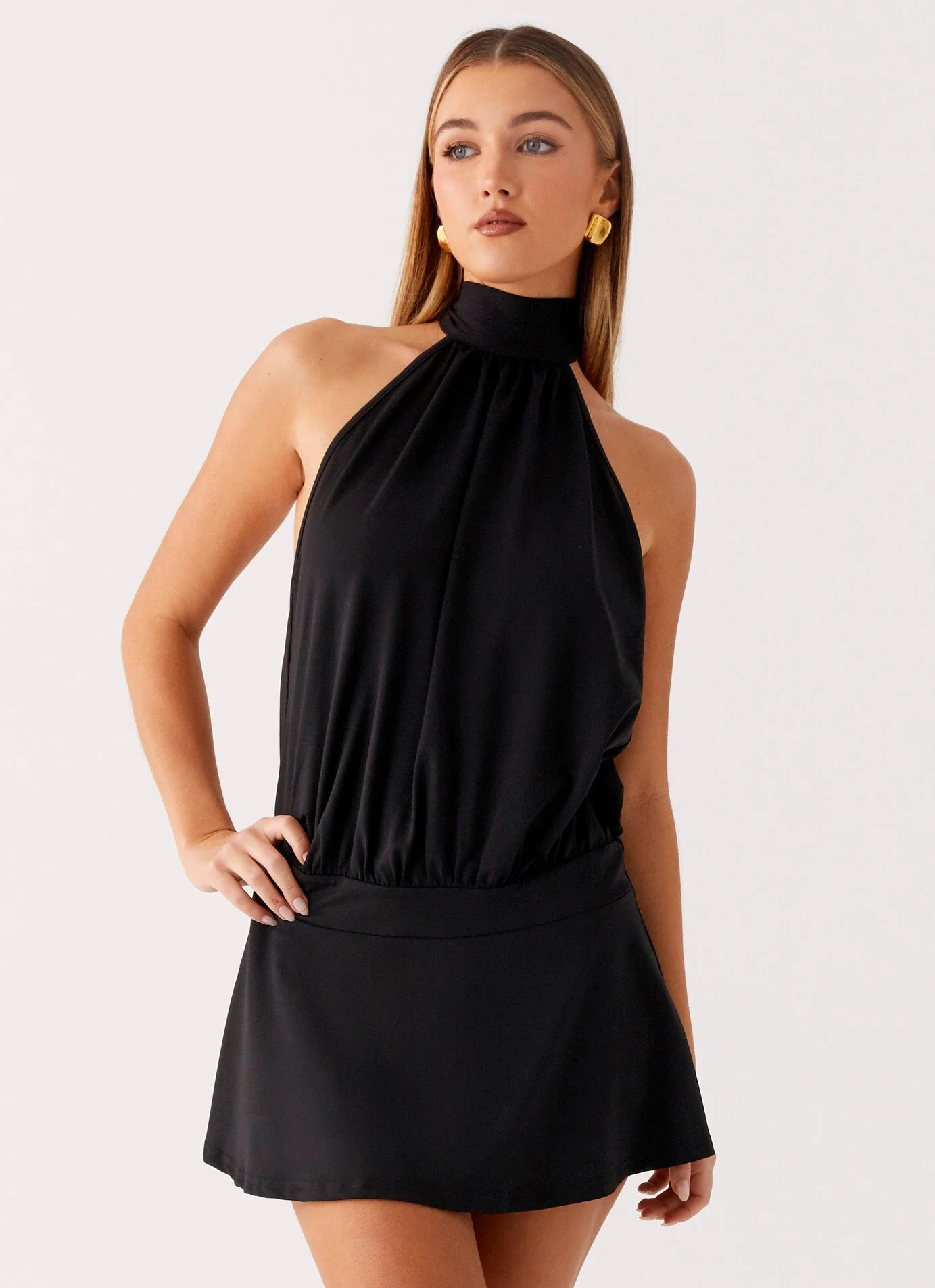 Valor Mini Dress - Black - Image 5