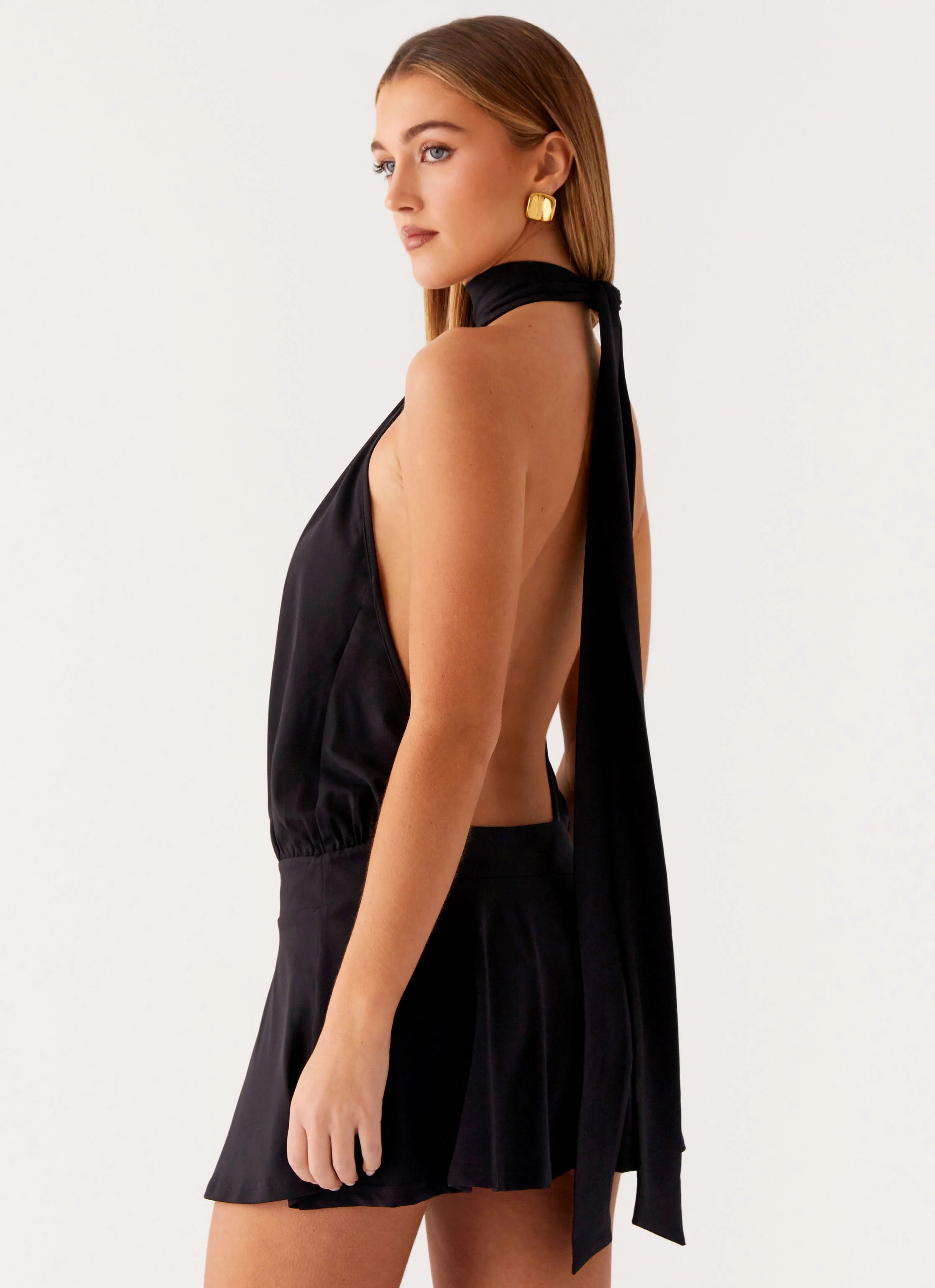 Valor Mini Dress - Black - Image 6
