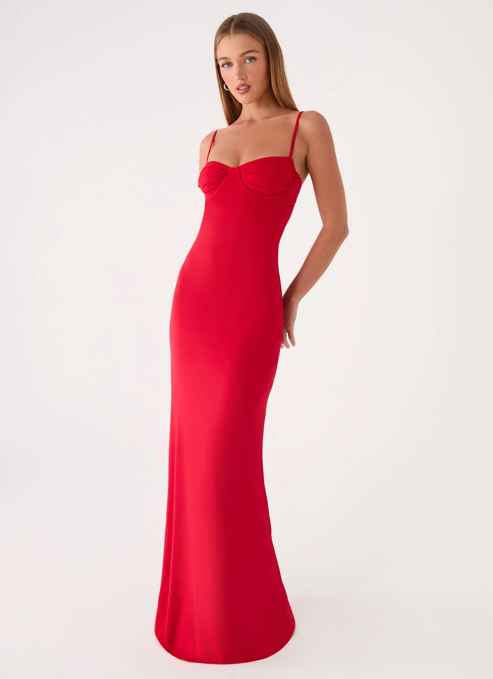 Vamonos Maxi Dress - Cherry Red - Image 6