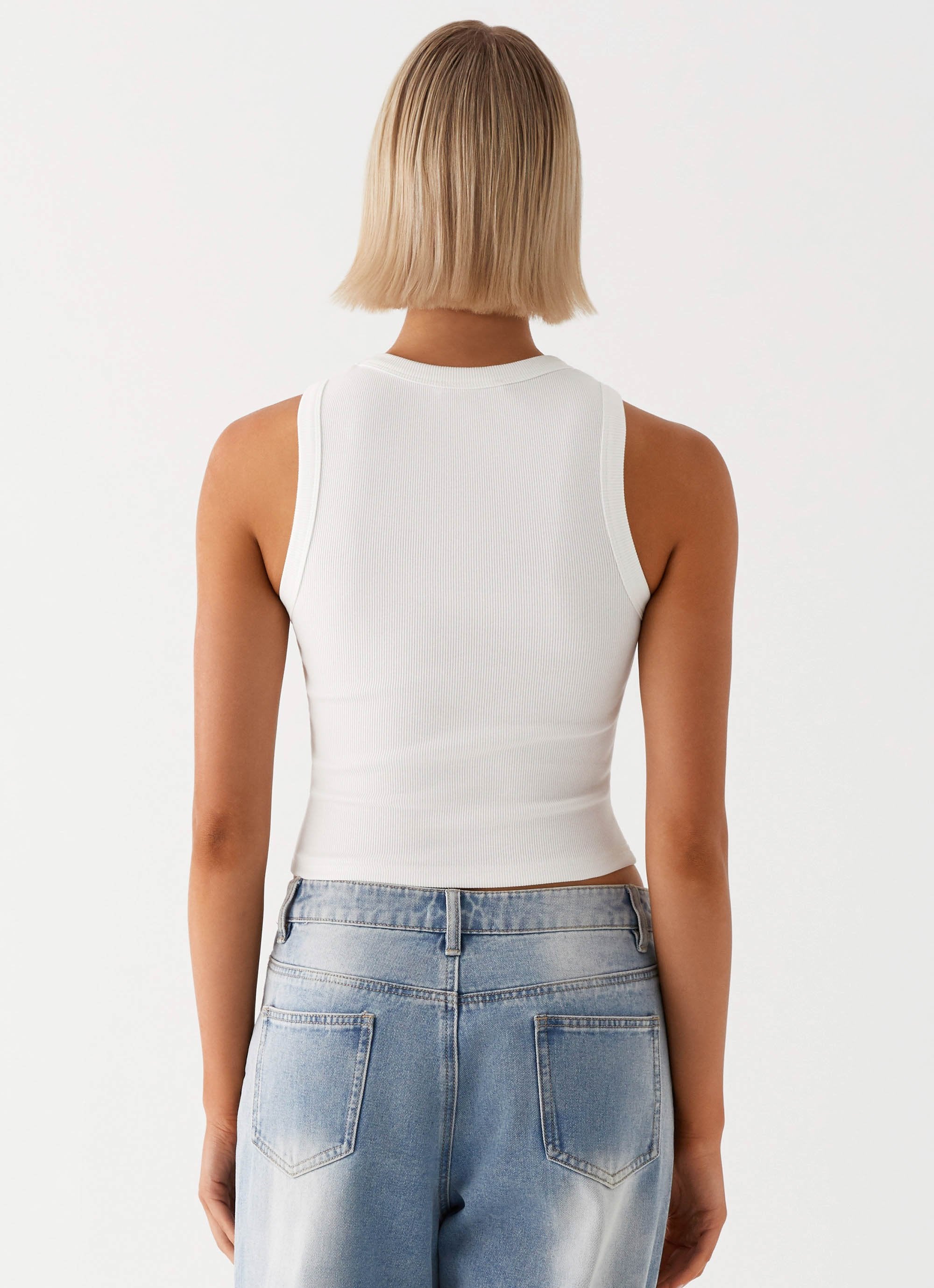 Veda Tank Top - White - Image 4