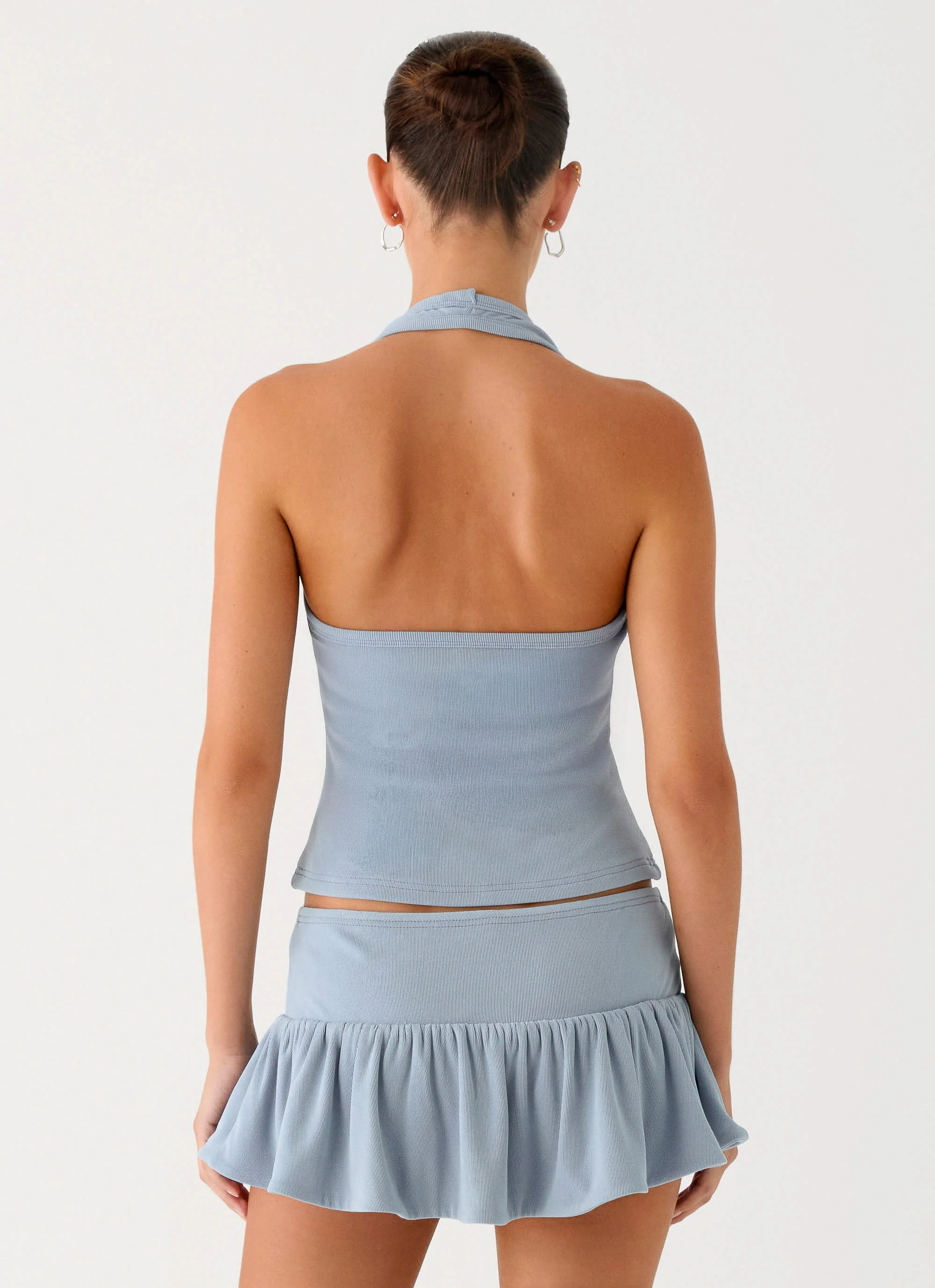 Vegas Nights Low Rise Skort - Blue - Image 5