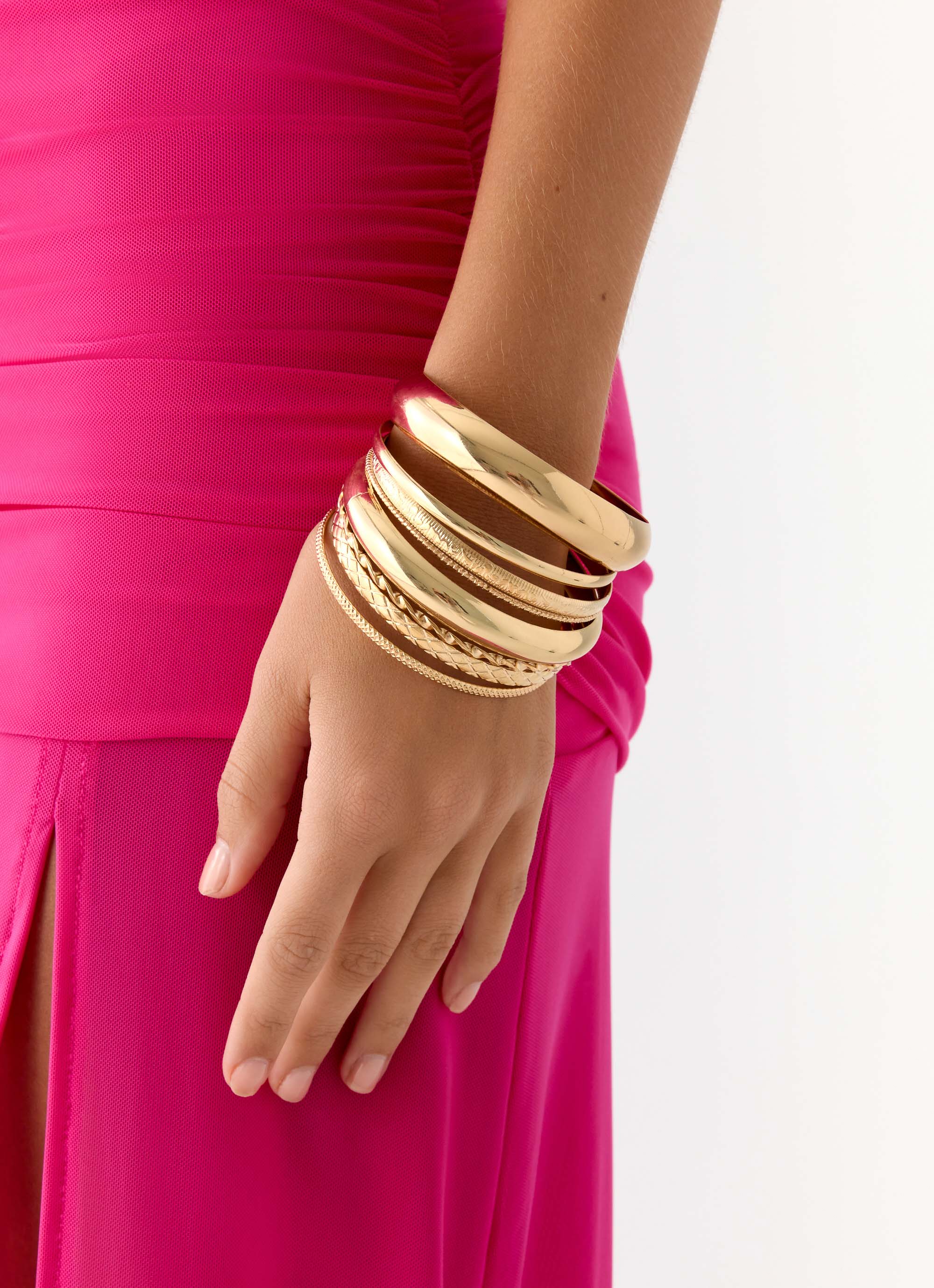 Villa Vibe Bangles - Gold - Image 2