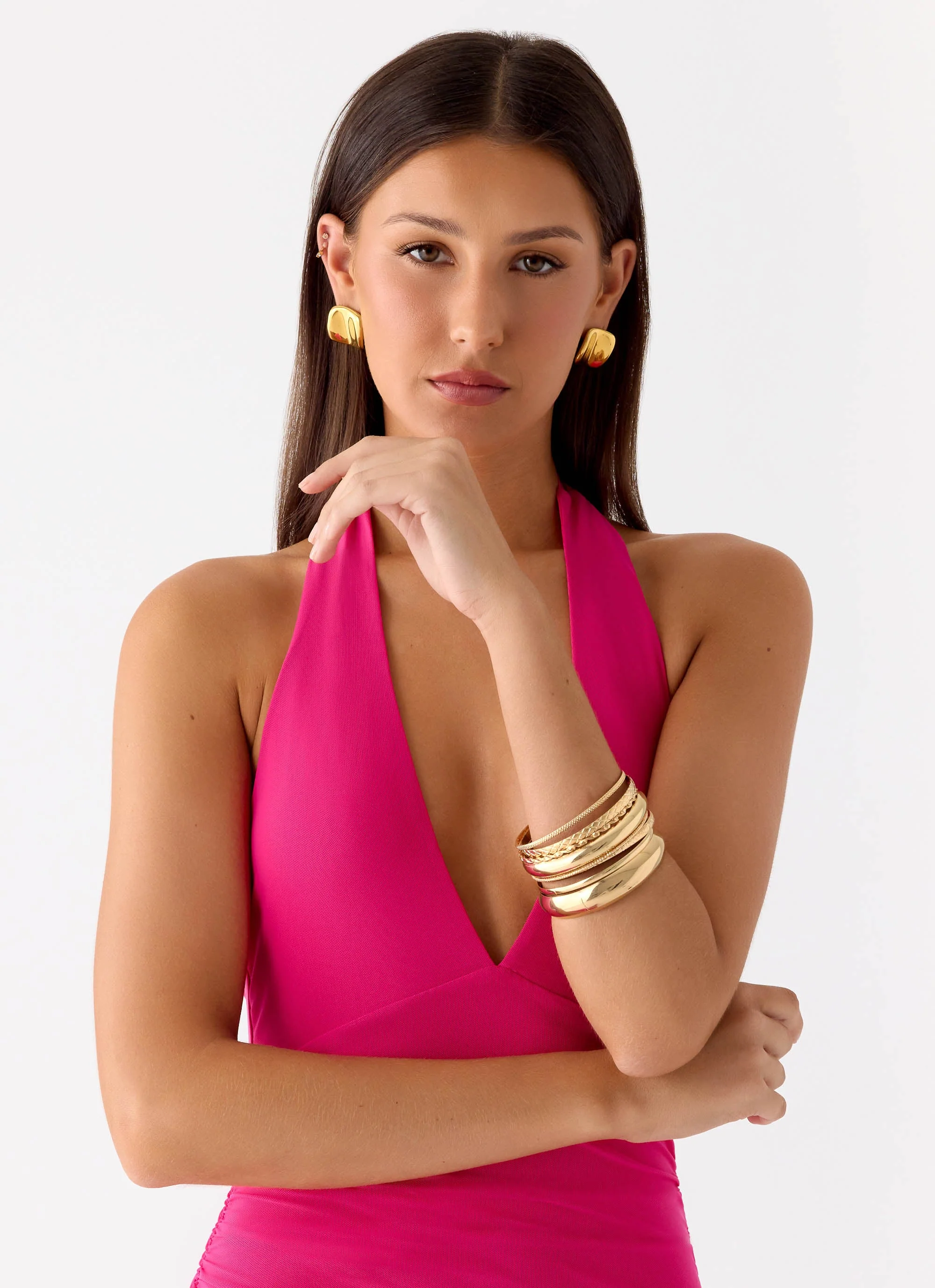 Villa Vibe Bangles - Gold - Image 3