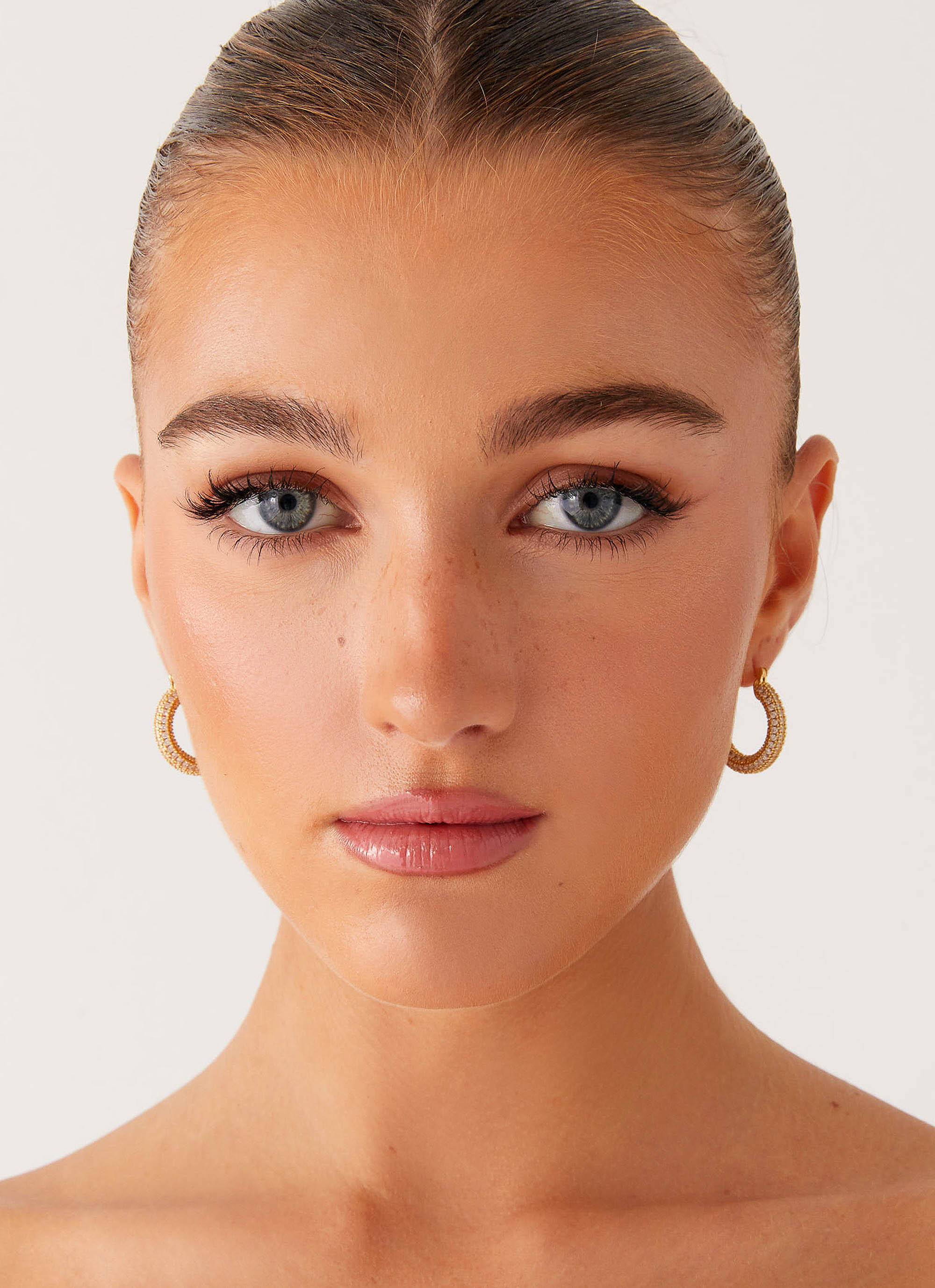 Violet Earrings - Gold - Image 3
