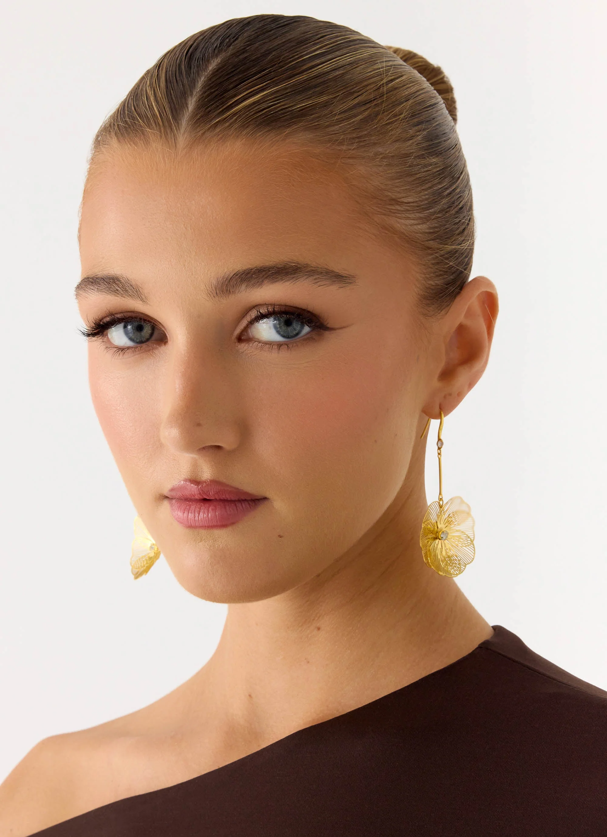 Violet Hour Earrings - Gold - Image 3