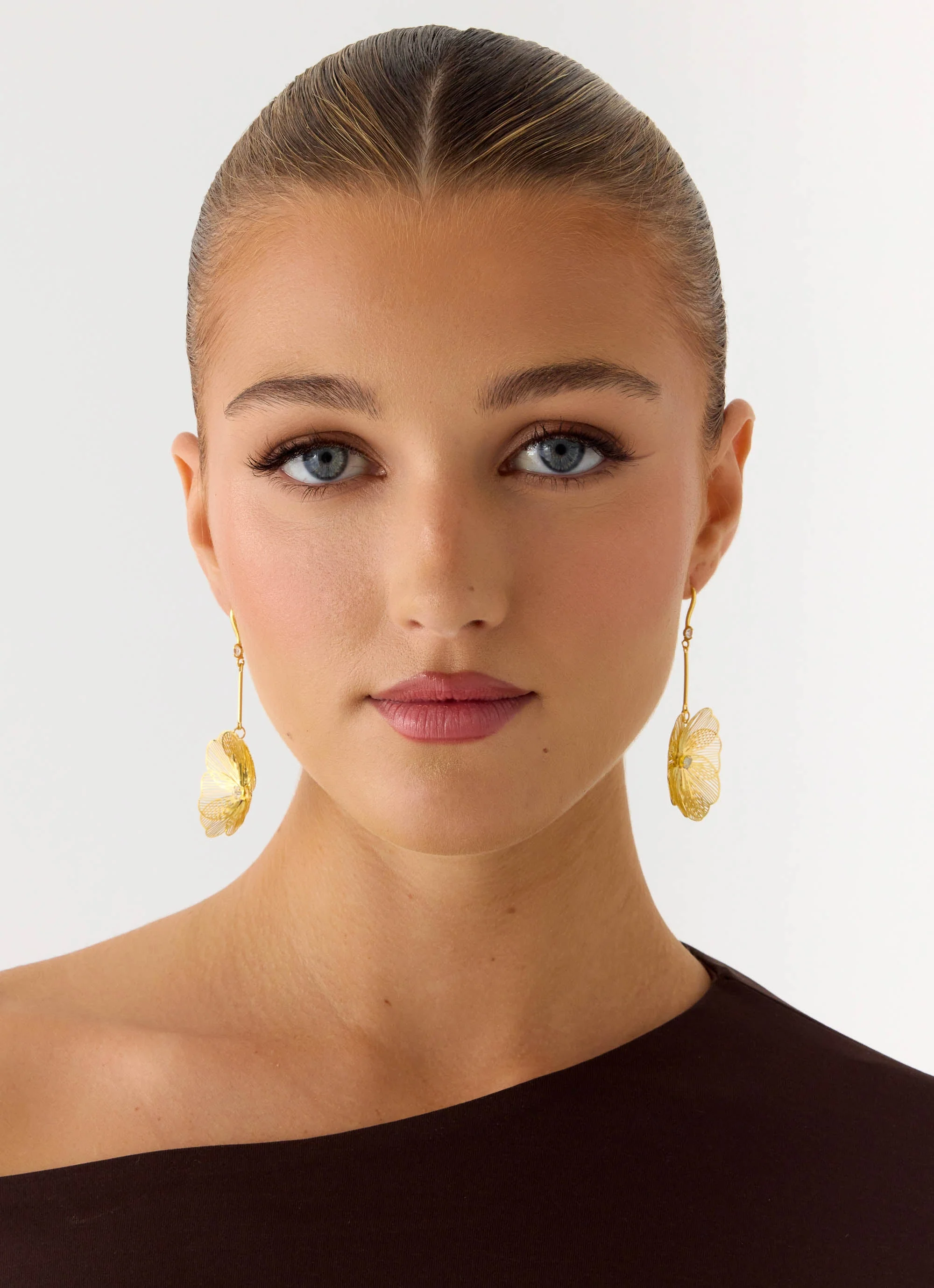 Violet Hour Earrings - Gold - Image 4