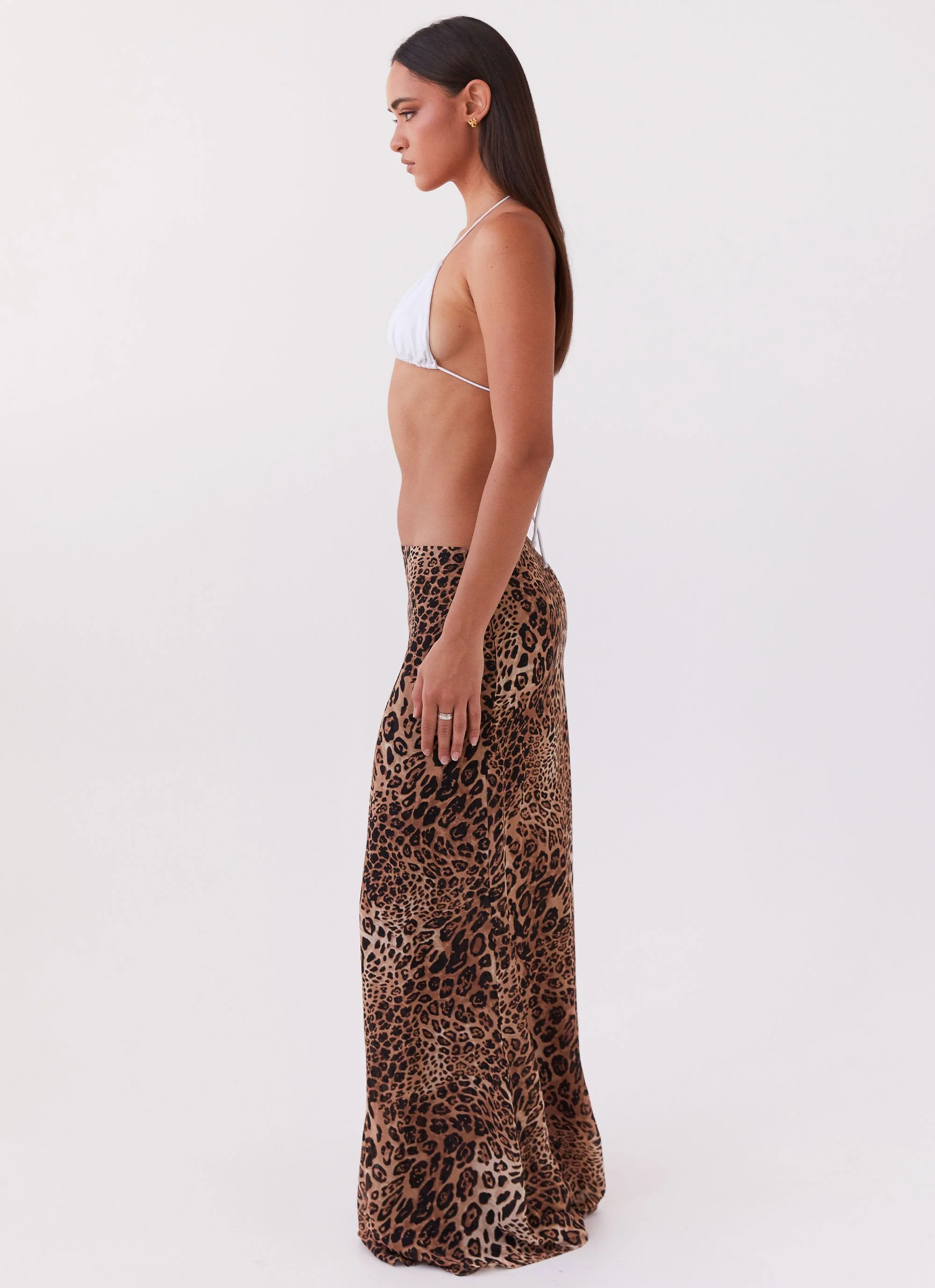 Violetta Maxi Skirt - Leopard - Image 3