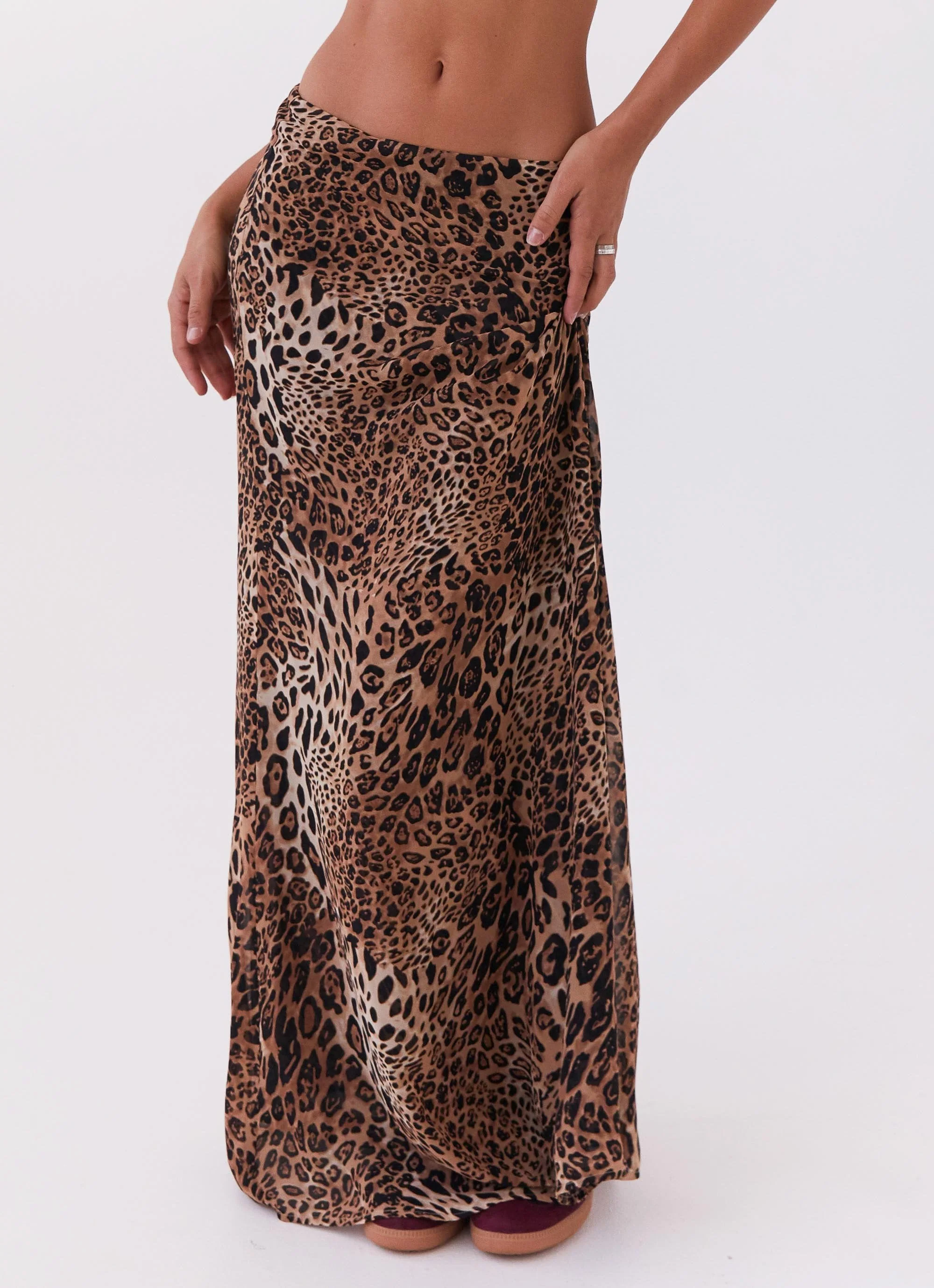 Violetta Maxi Skirt - Leopard - Image 5