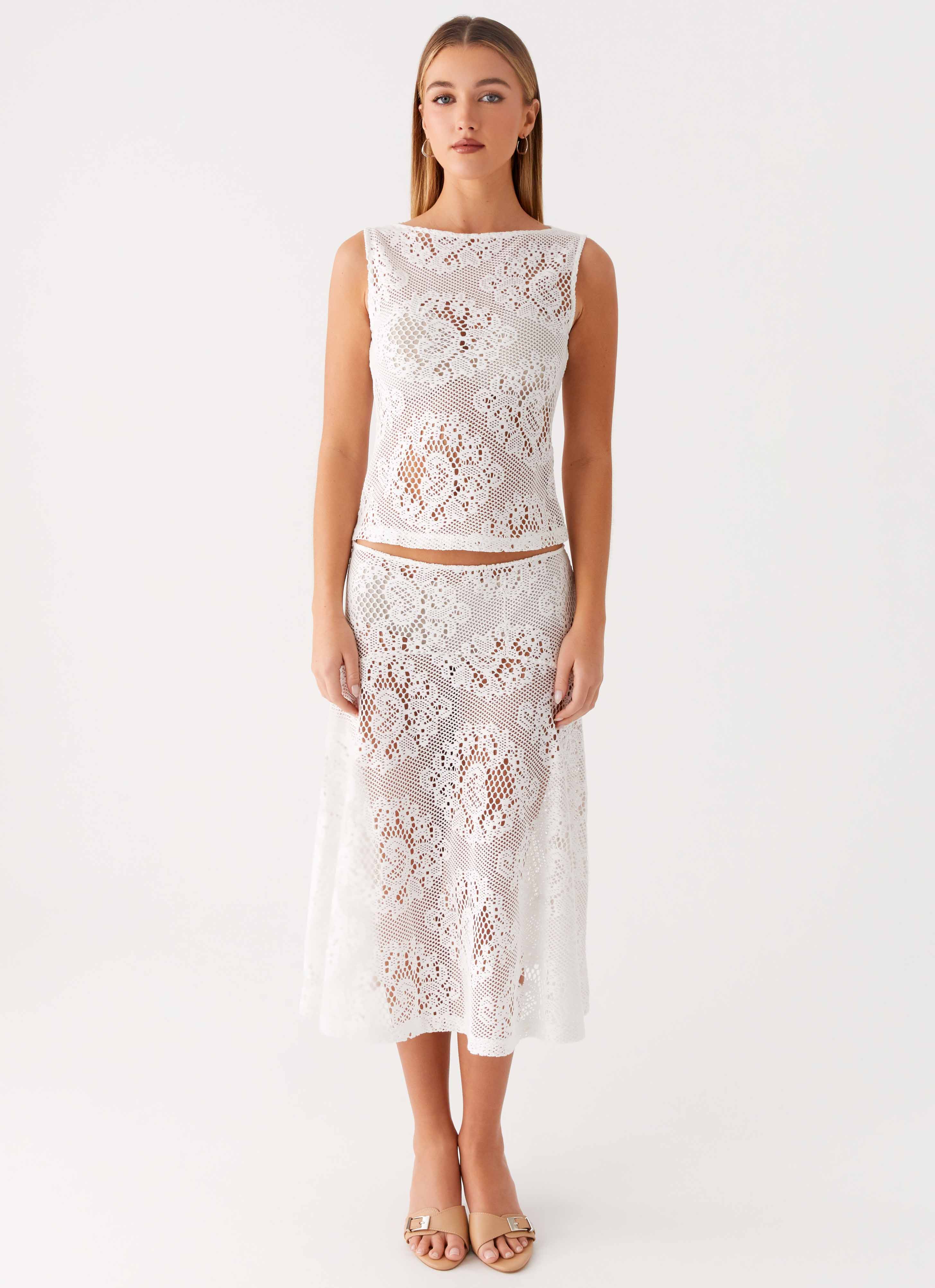 Virelle Lace Top - Ivory - Image 5