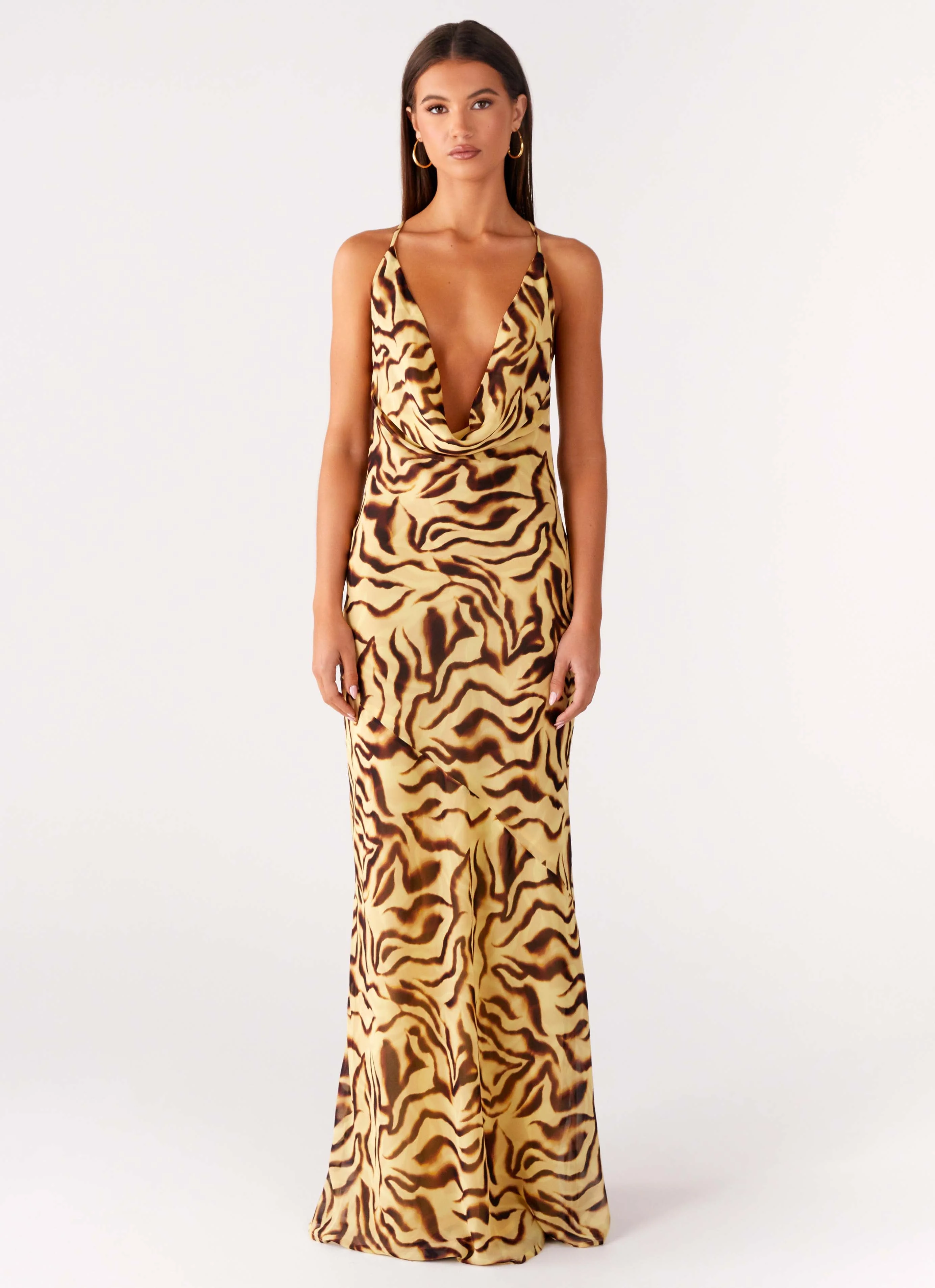 Viva Lune Maxi Dress - Laguna Print - Image 4