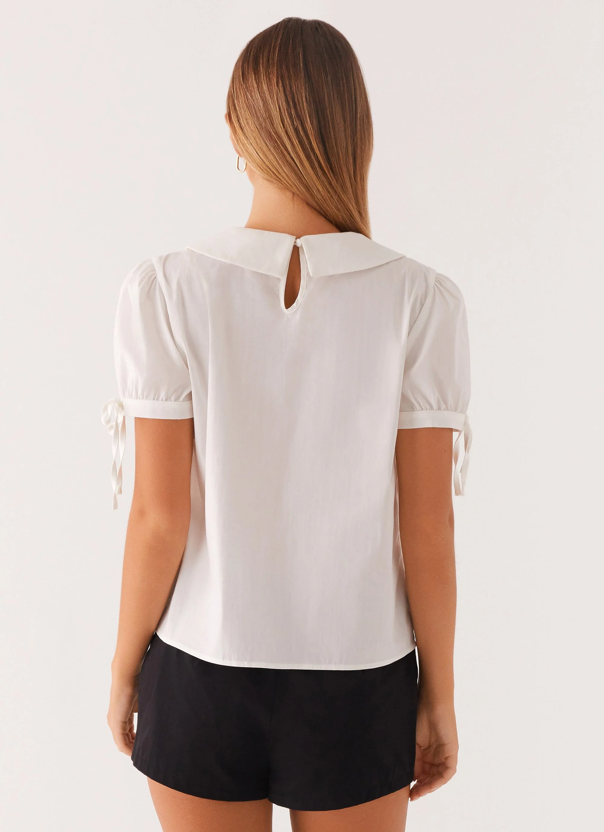 Vivi Babydoll Top - White - Image 4