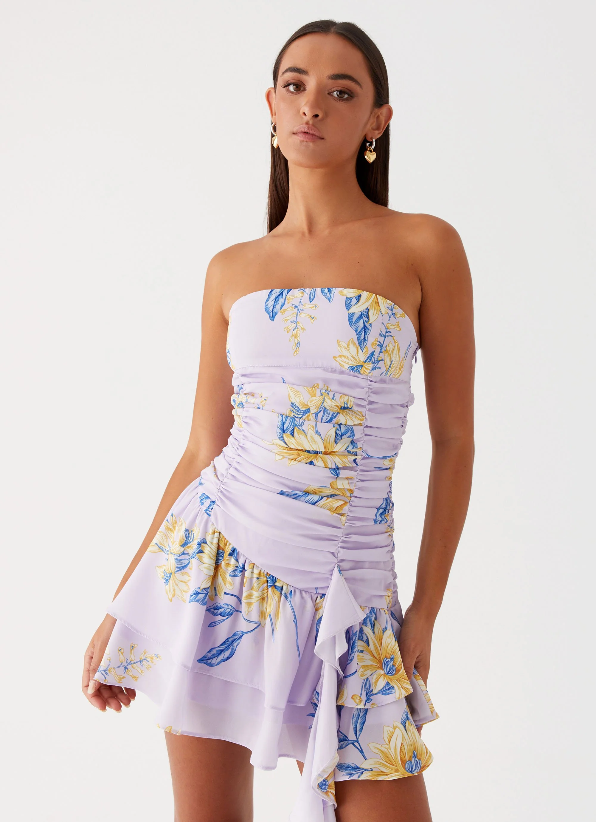 Viviana Mini Dress - Lavender - Image 5