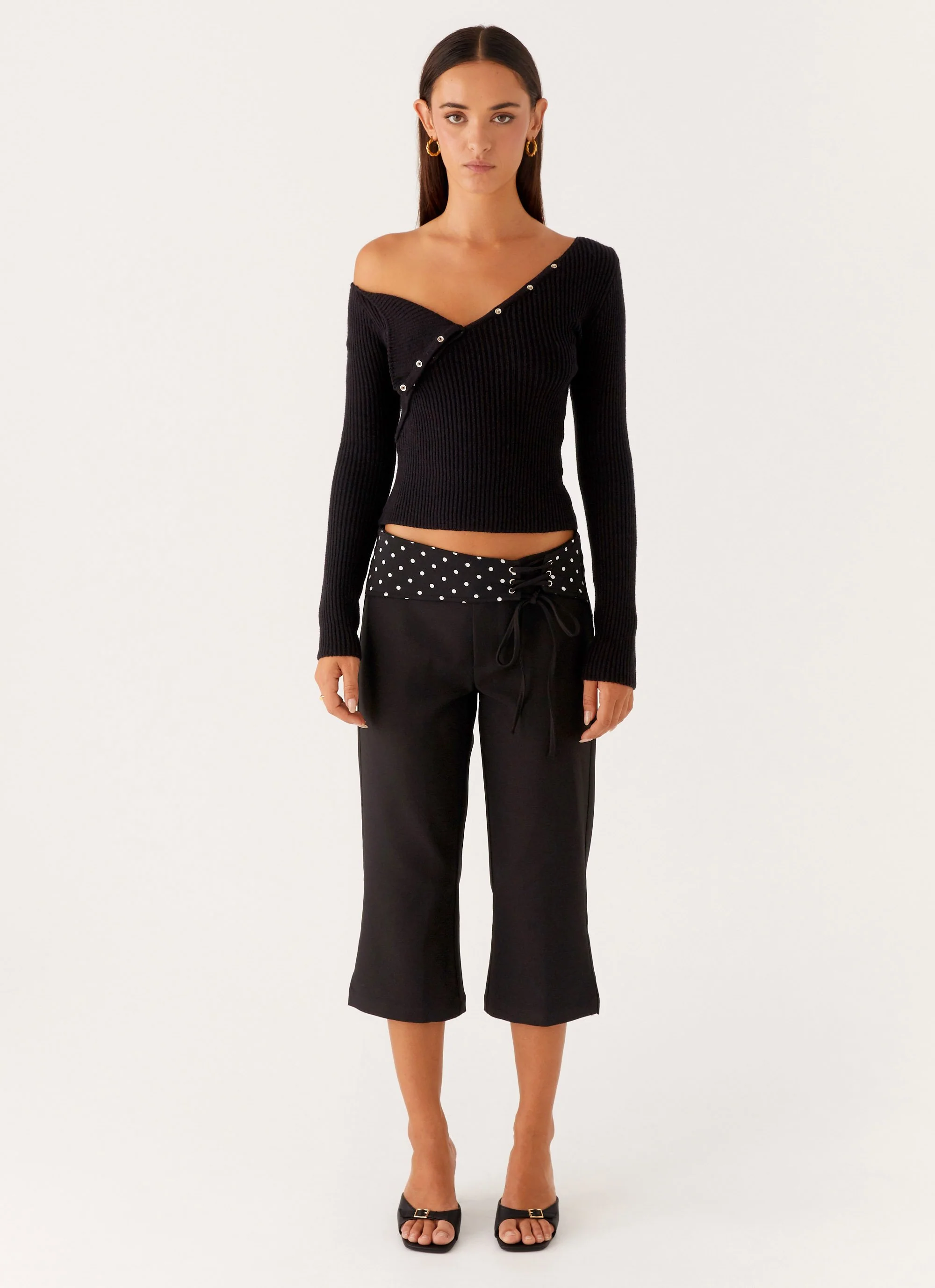 Waverly Knit Top - Black - Image 2