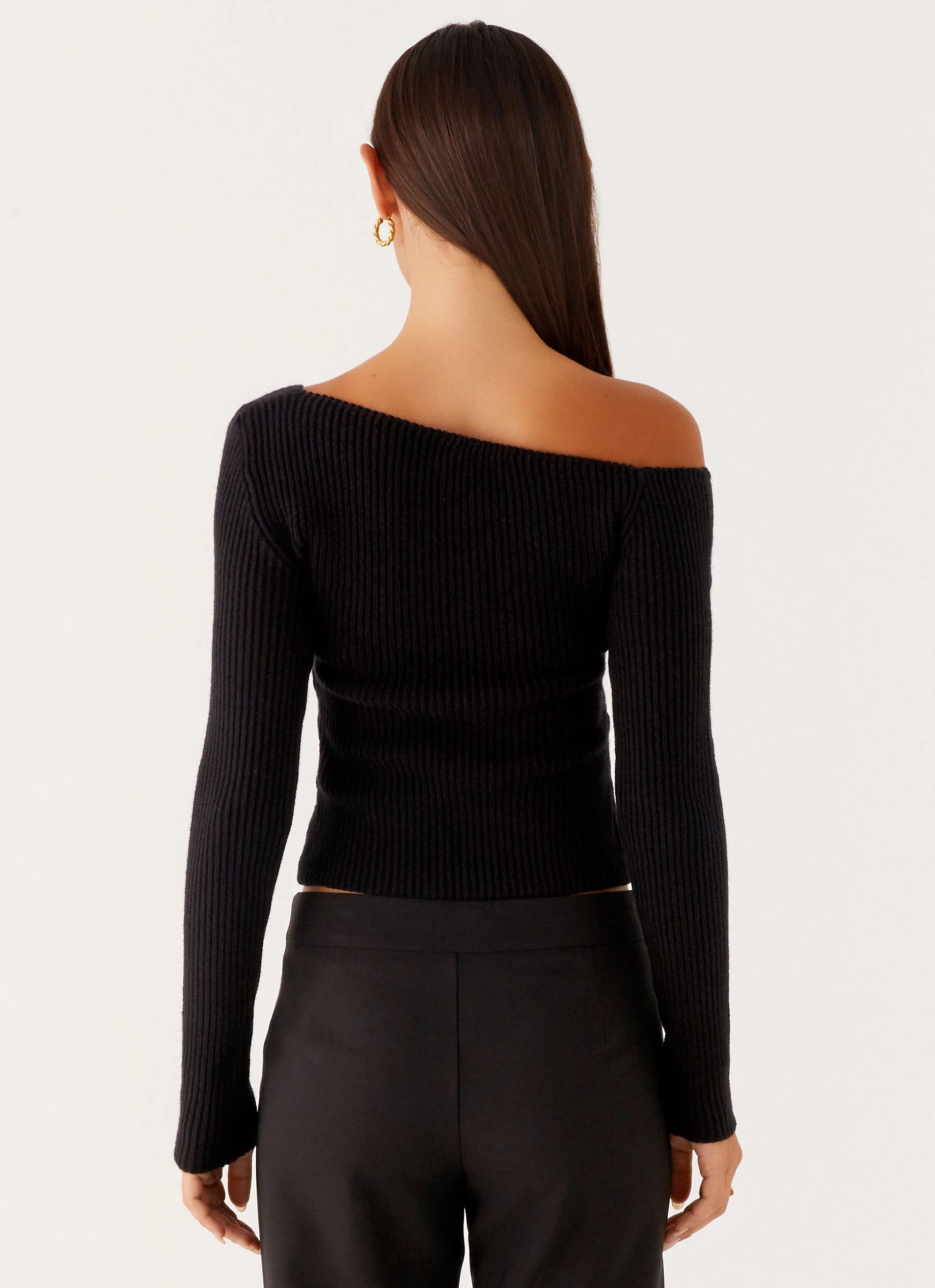 Waverly Knit Top - Black - Image 4
