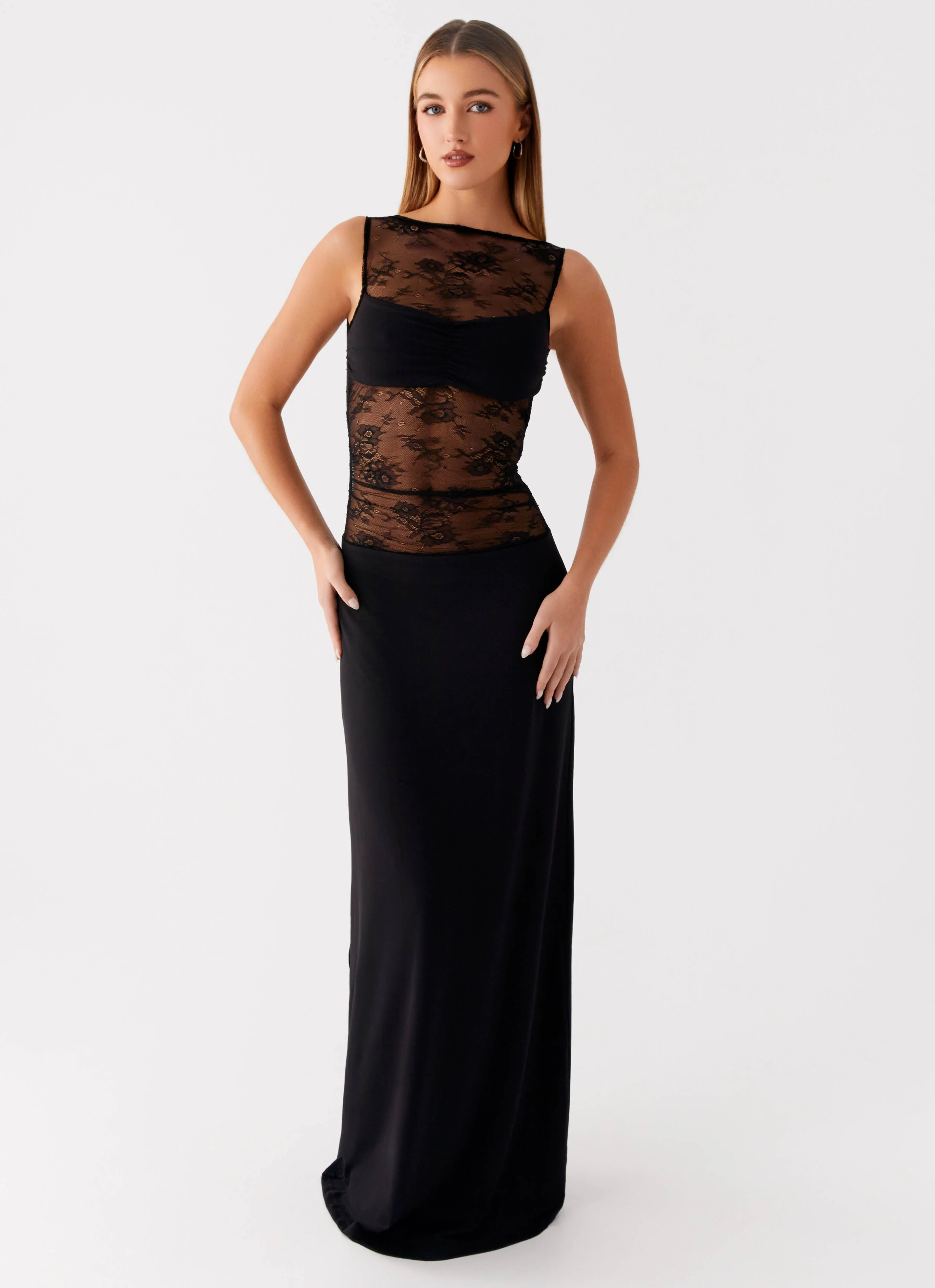 Wesley Maxi Dress - Black - Image 4