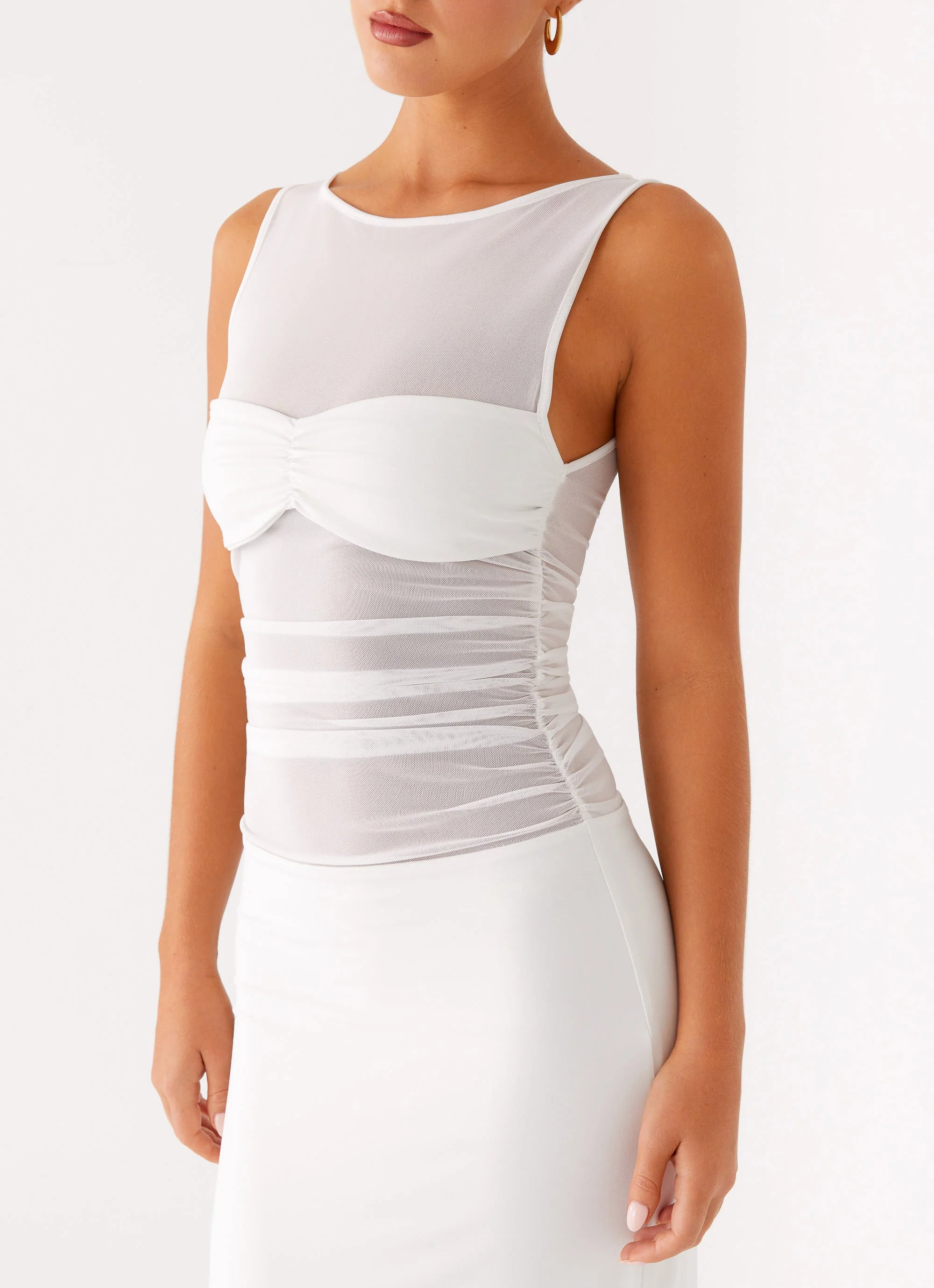 Wesley Maxi Dress - Ivory - Image 2
