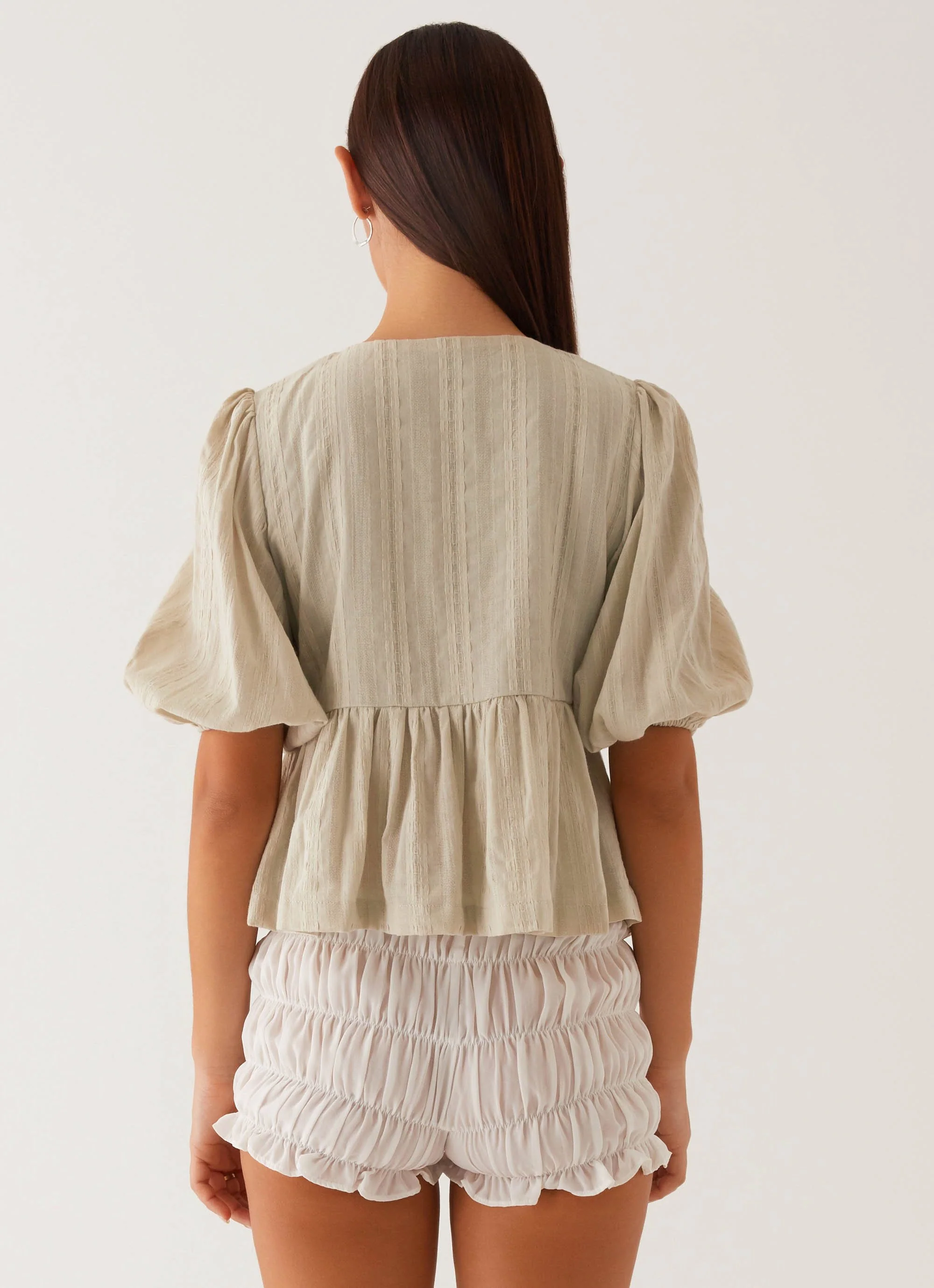 Western Wind Tie Top - Sage - Image 3