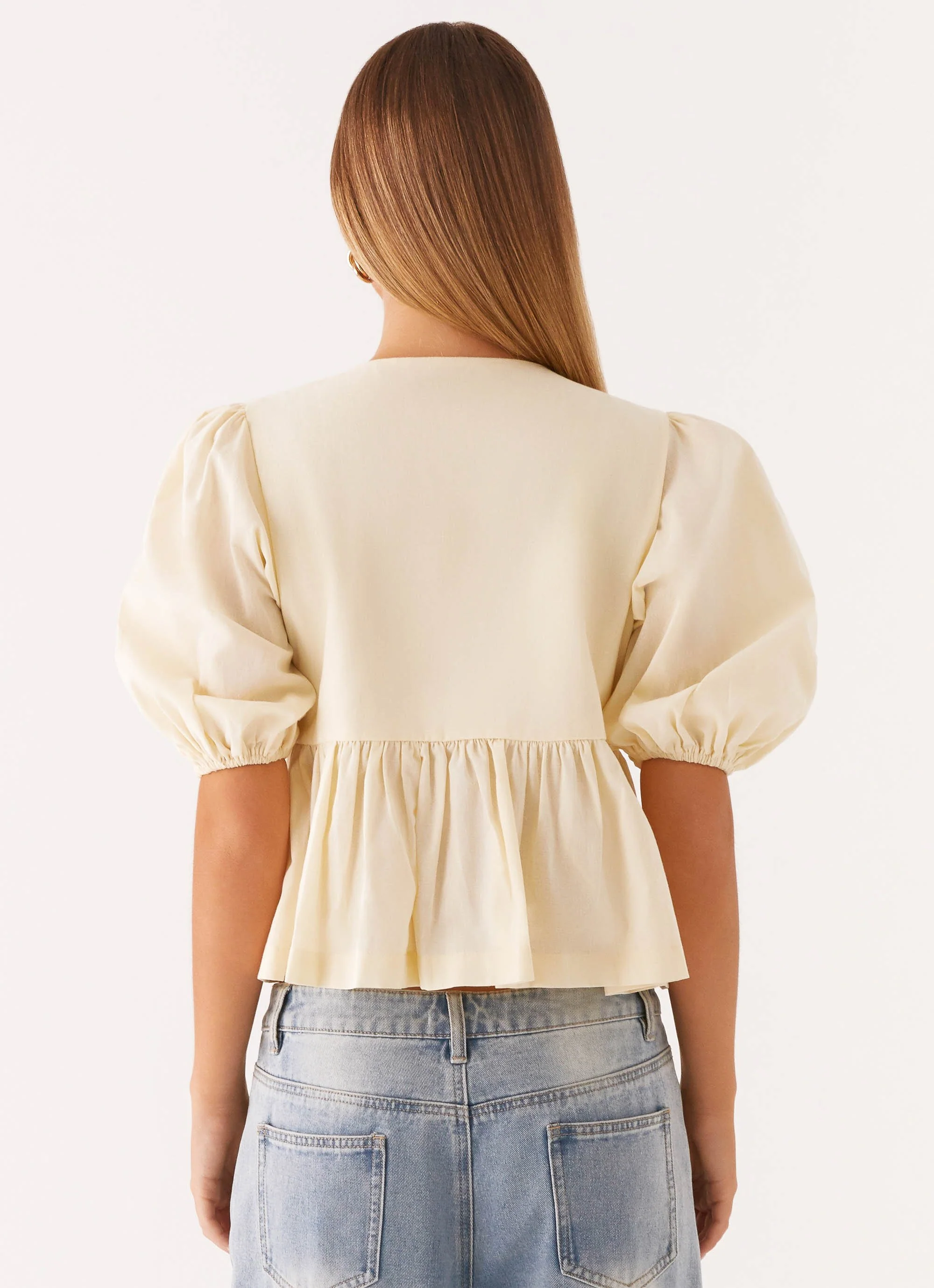 Western Wind Tie Top - Yellow - Image 4