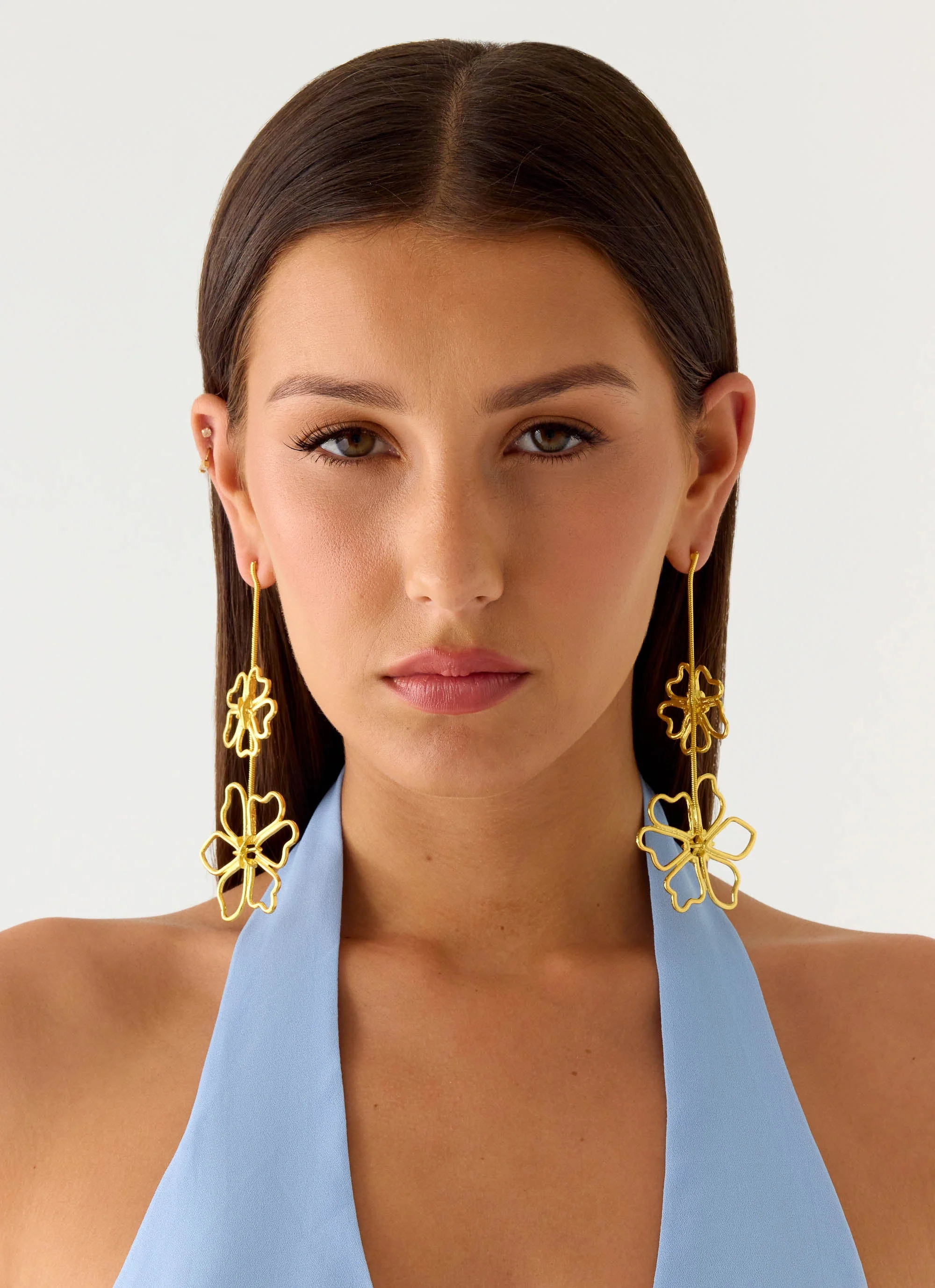 Wildflower Earrings - Gold - Image 2