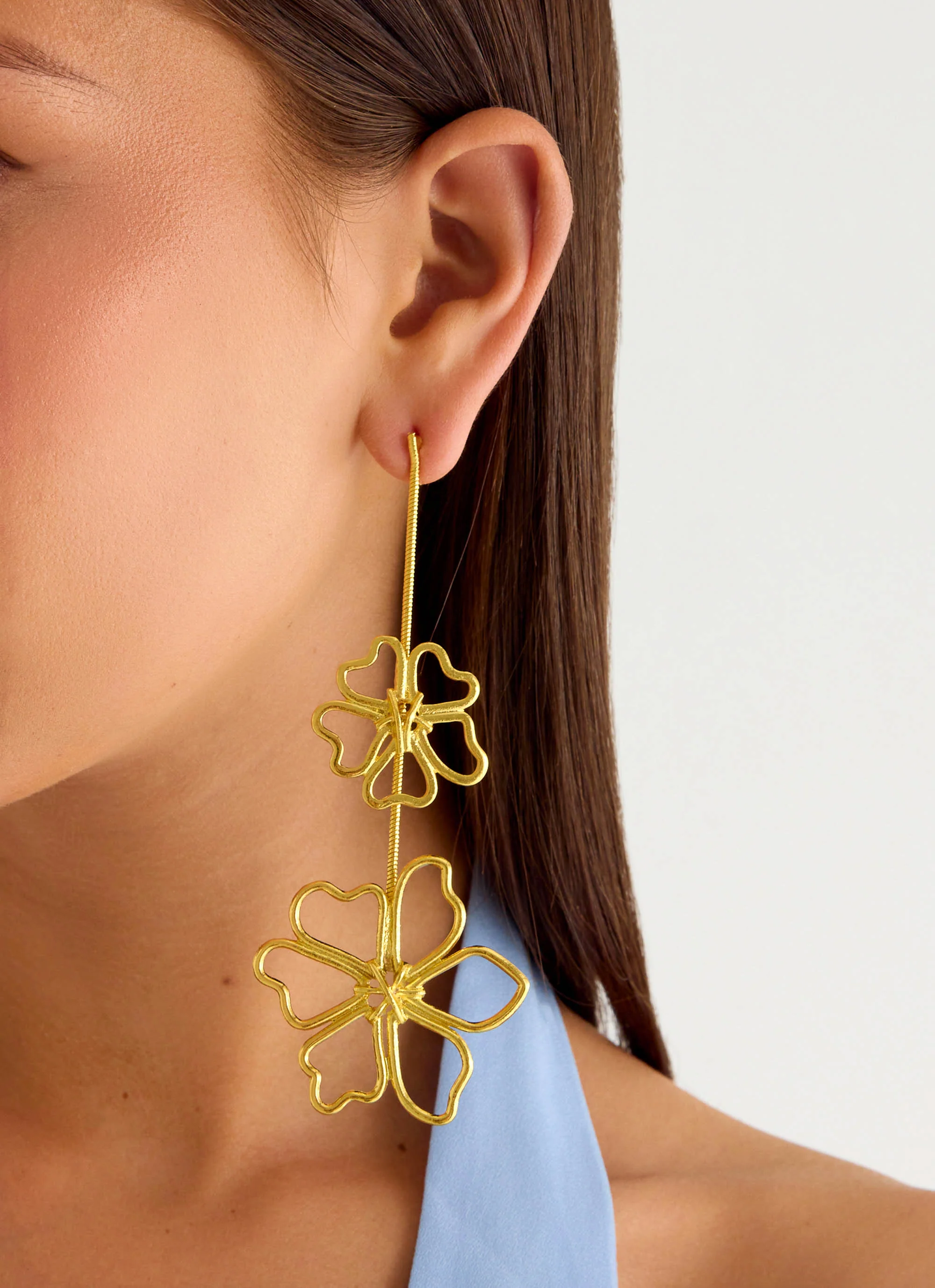 Wildflower Earrings - Gold - Image 3