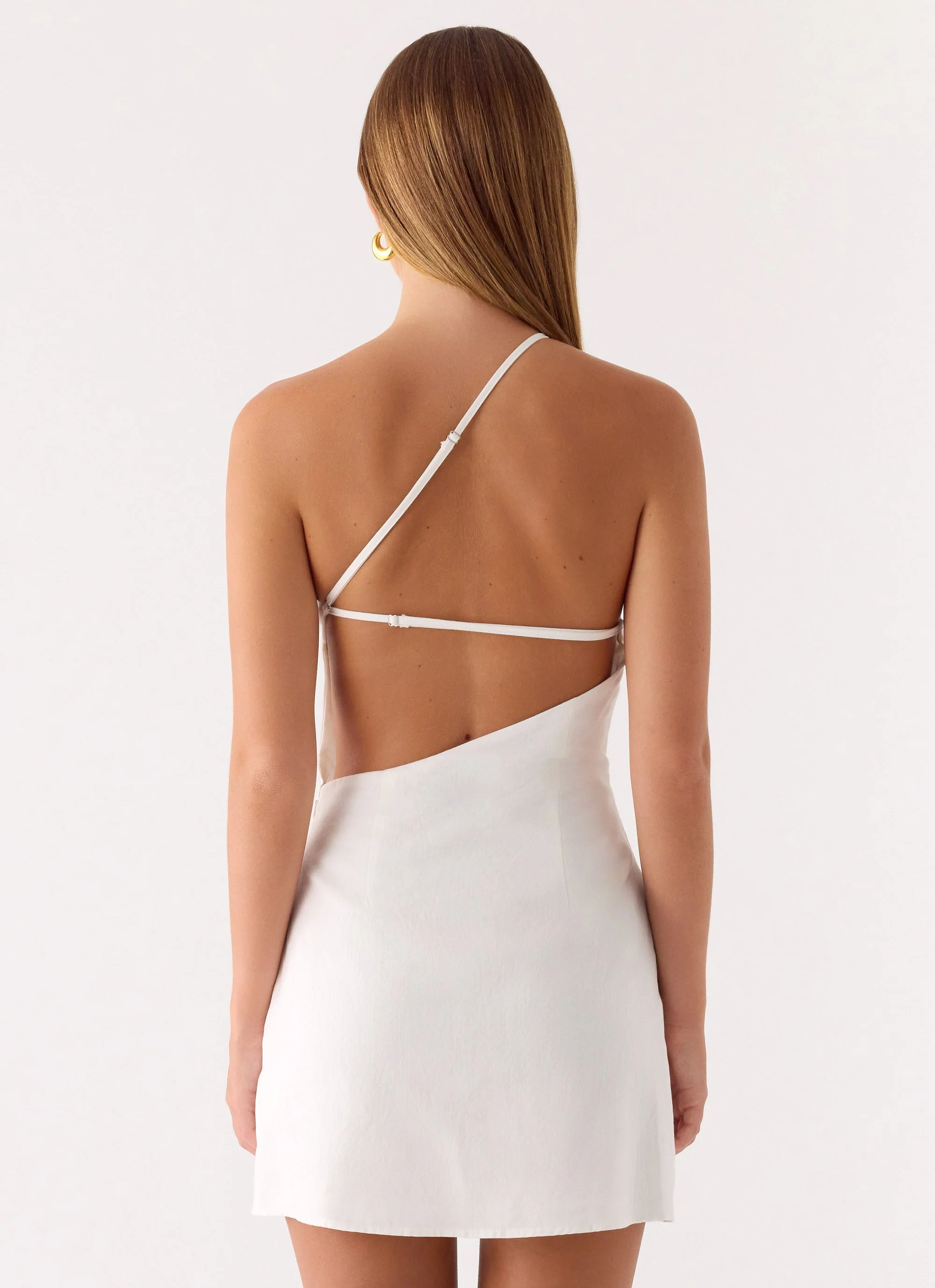 Willa Rose Mini Dress - White - Image 4