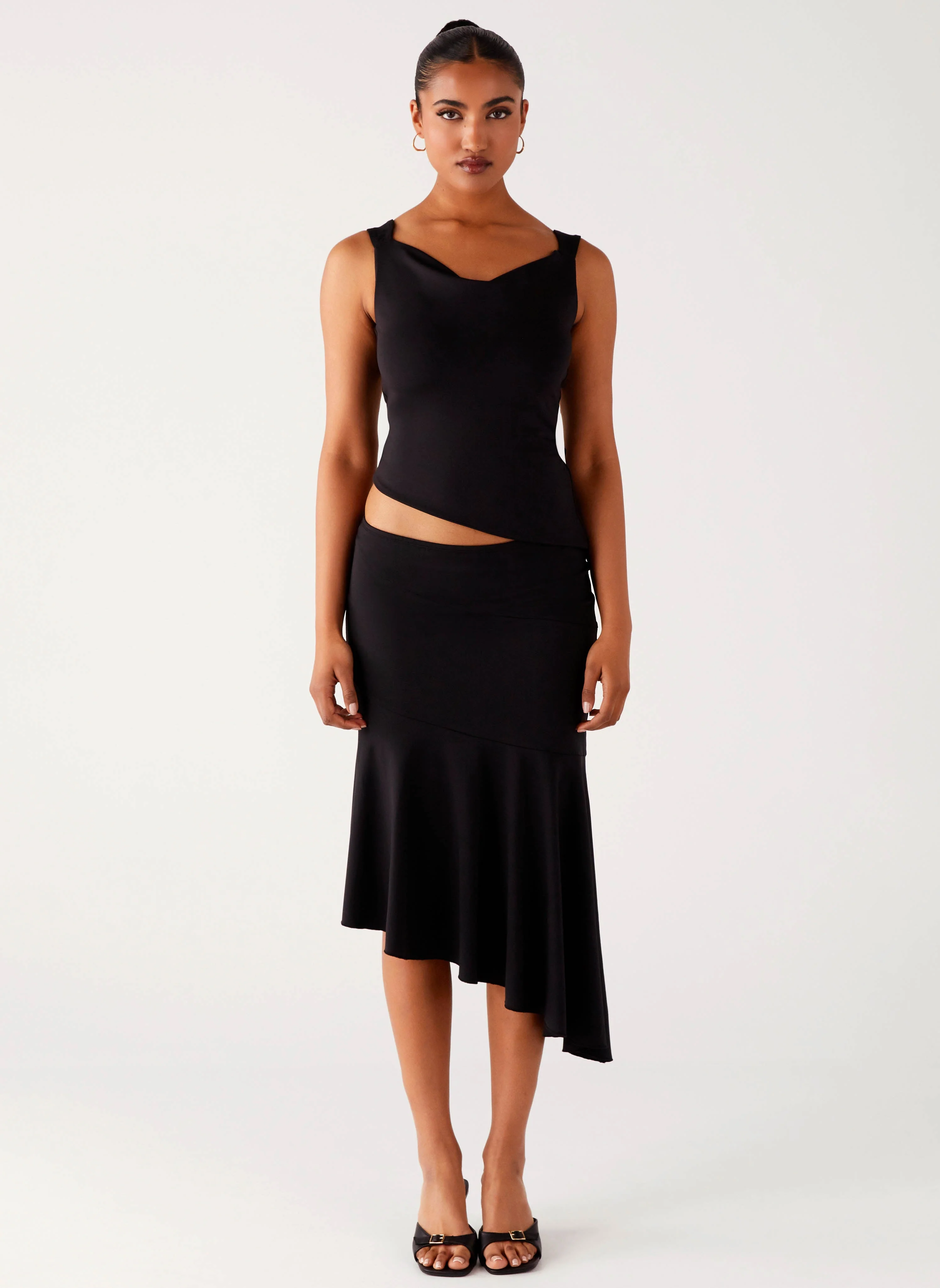 Wonderlust Midi Skirt - Black - Image 2