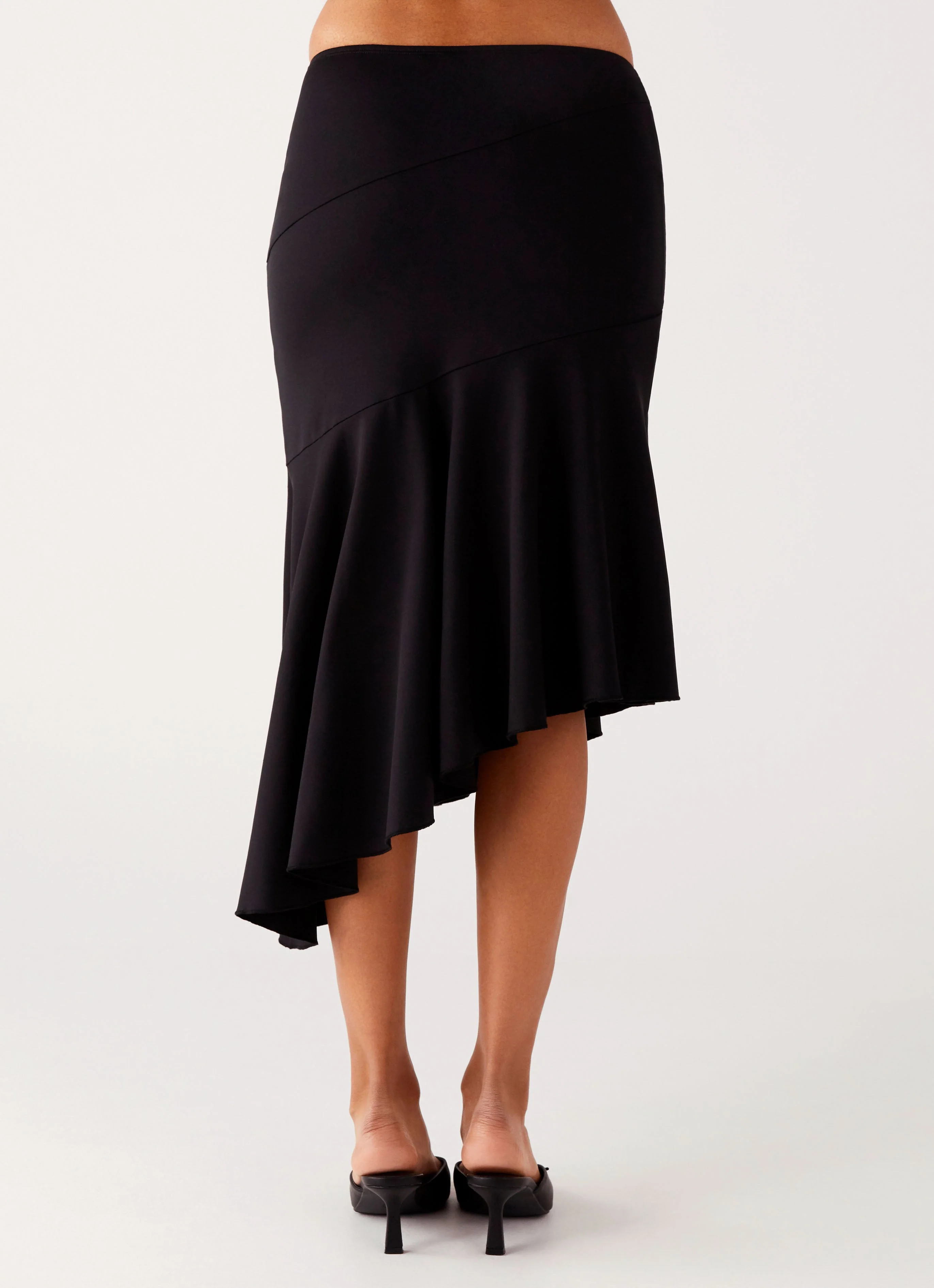Wonderlust Midi Skirt - Black - Image 5